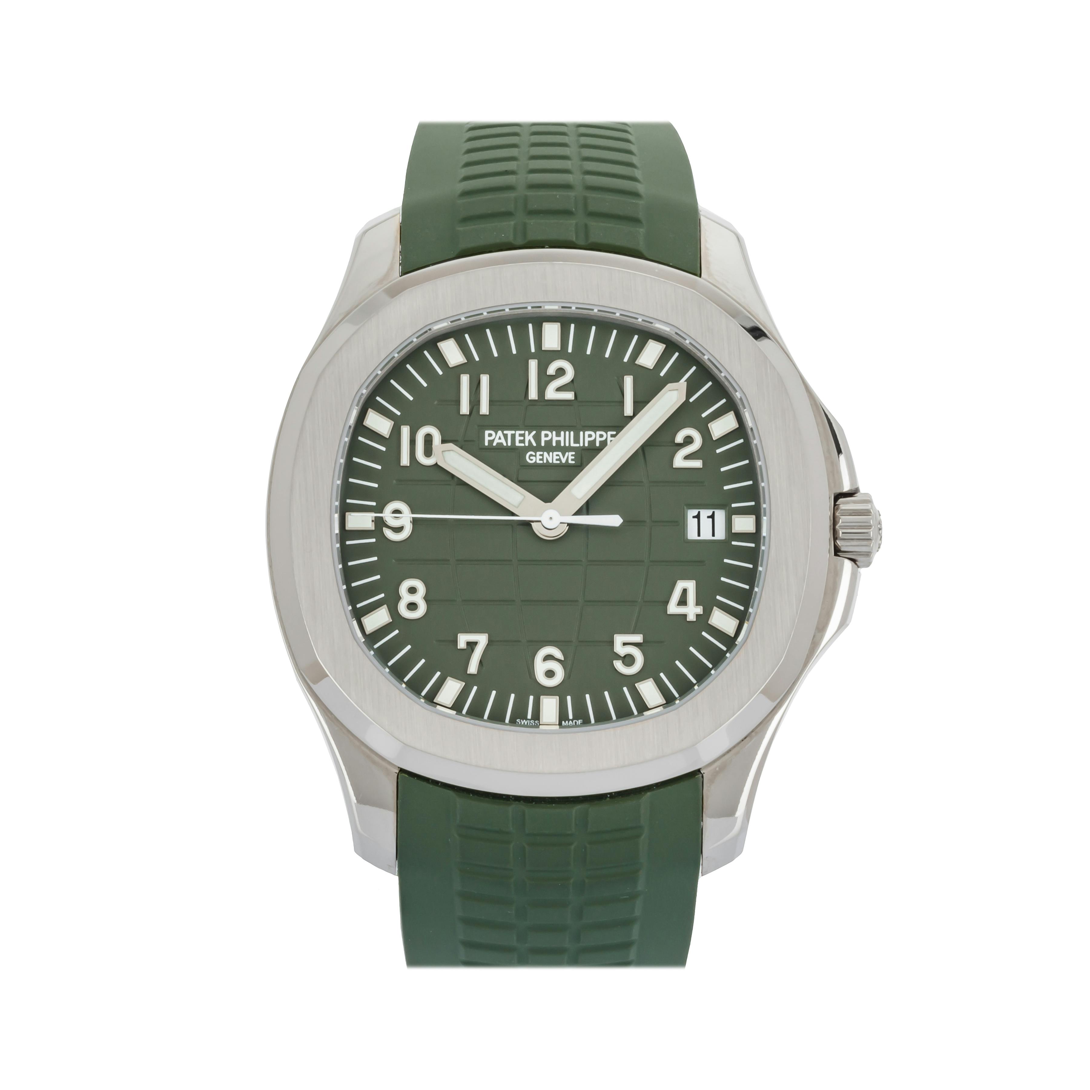 Patek philippe aquanaut on sale green