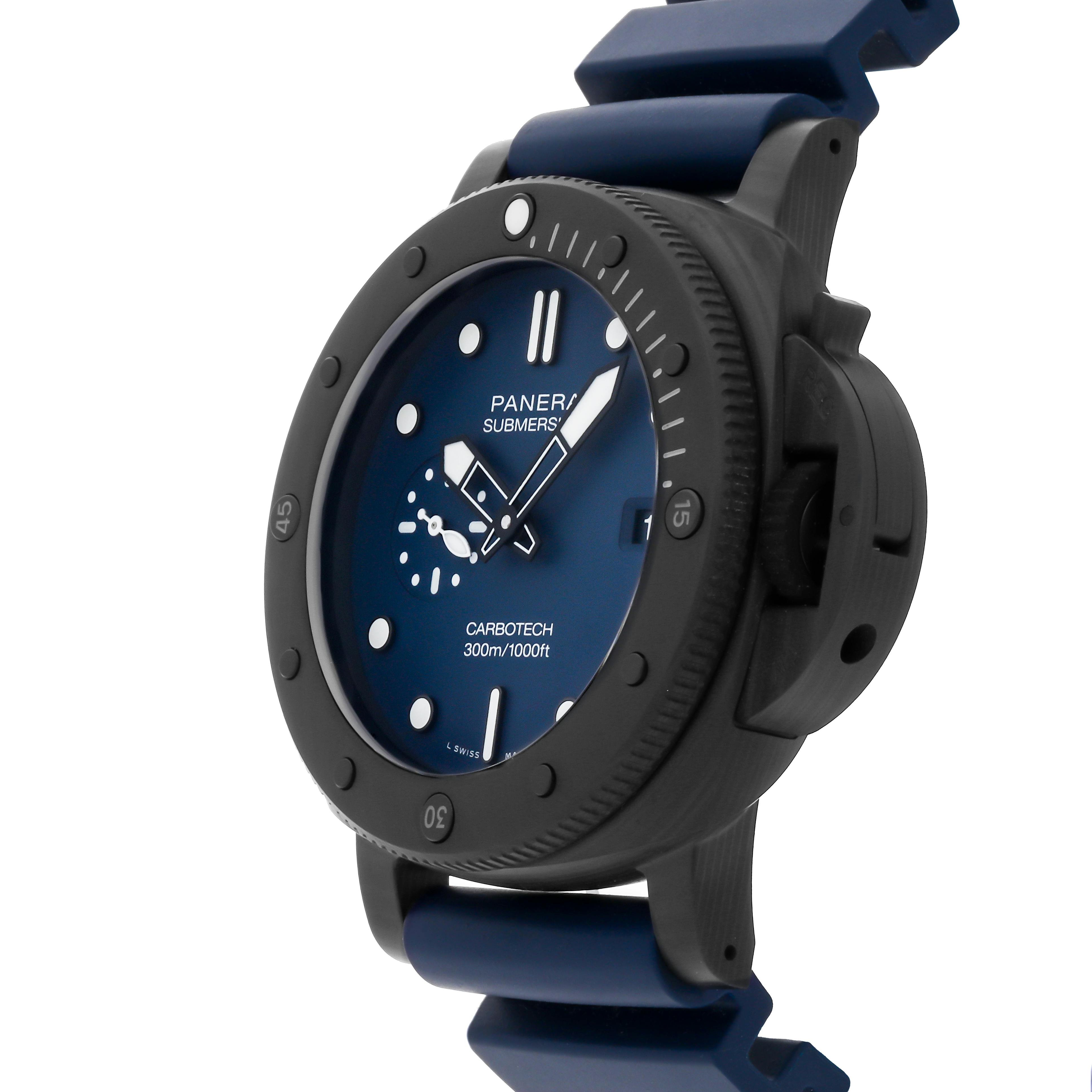 Pre Owned Panerai Submersible QuarantaQuattro Blu Abisso PAM 1232