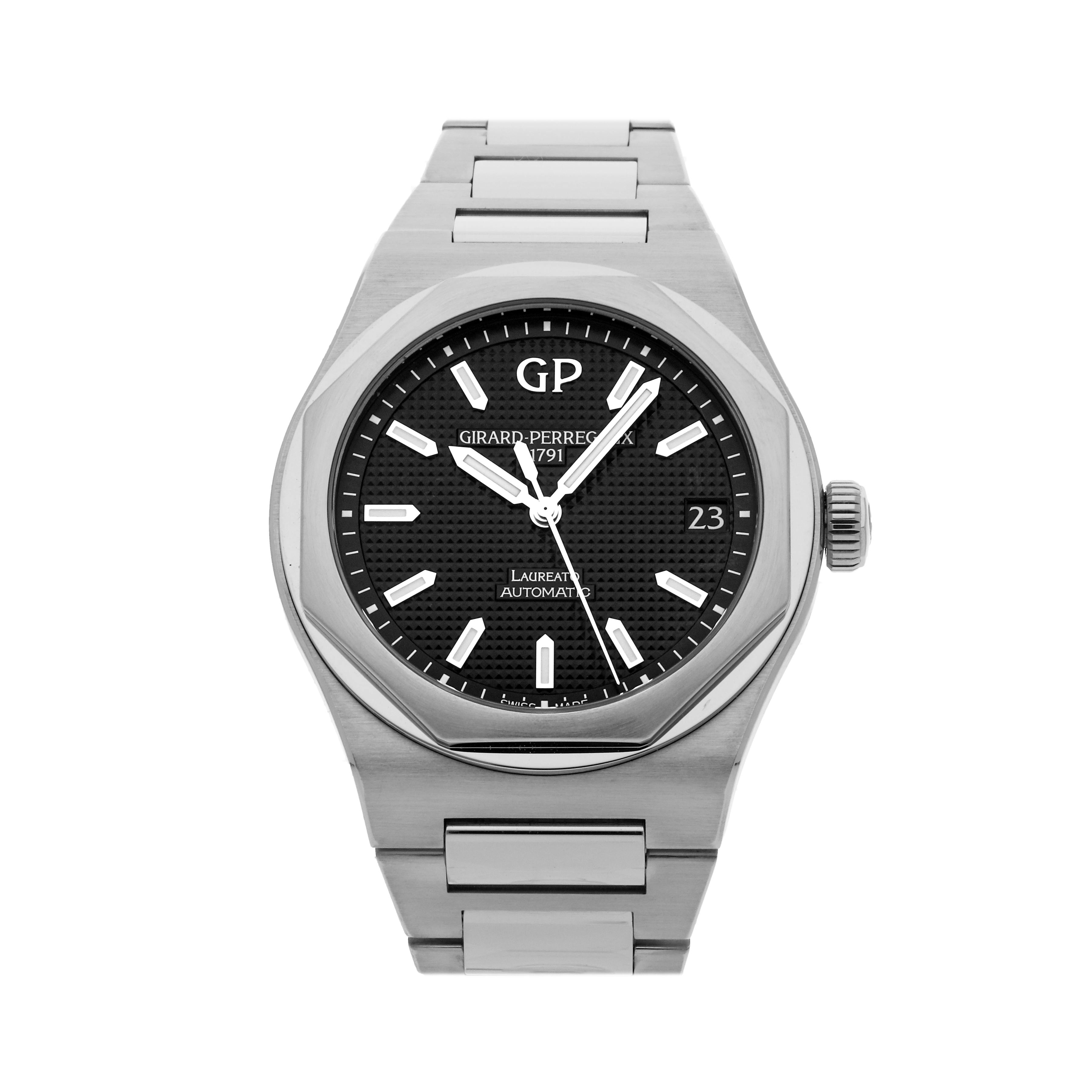 Pre Owned Girard Perregaux Laureato 81010 11 634 11A Govberg