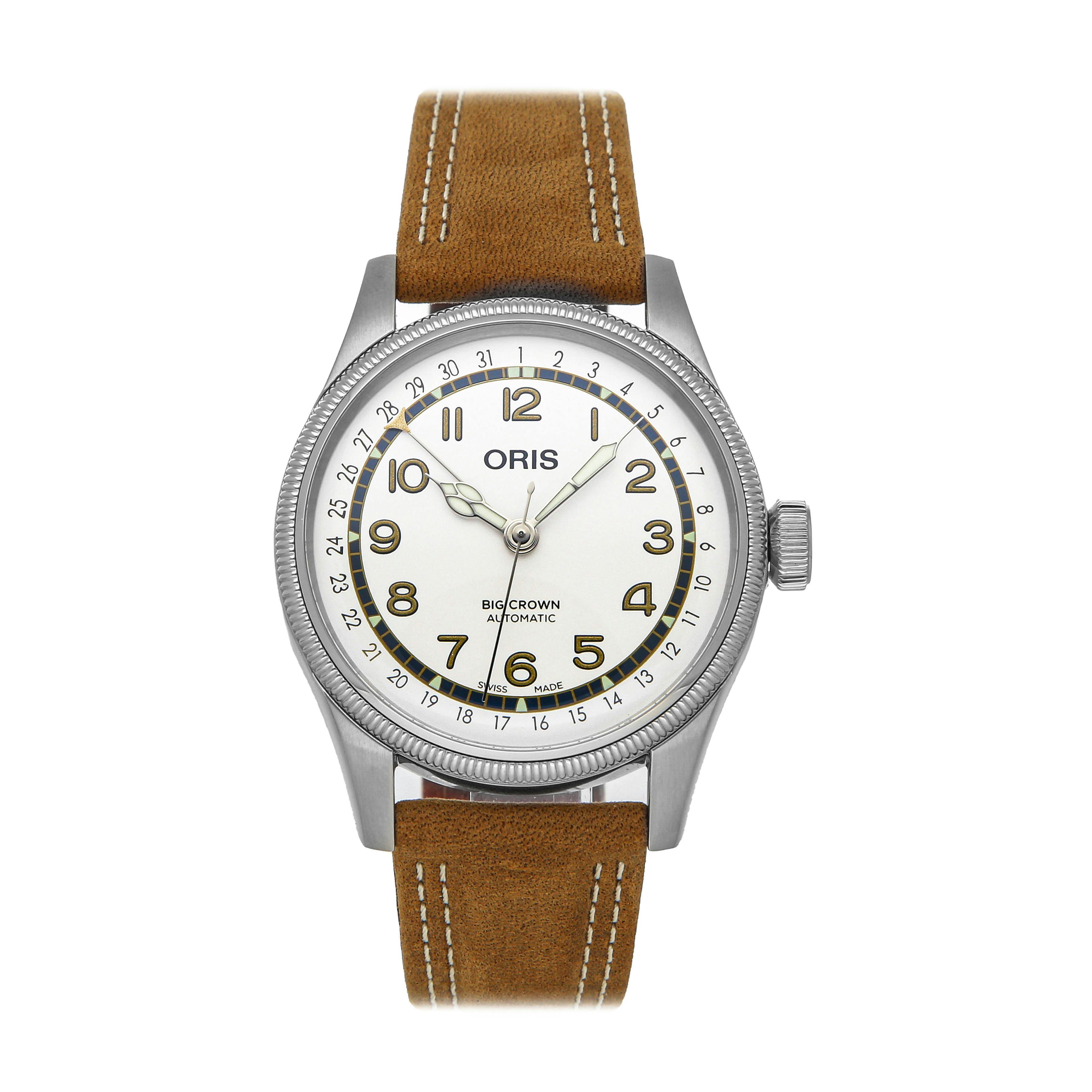 Pre Owned Oris Big Crown Pointer Date Roberto Clemente Limited