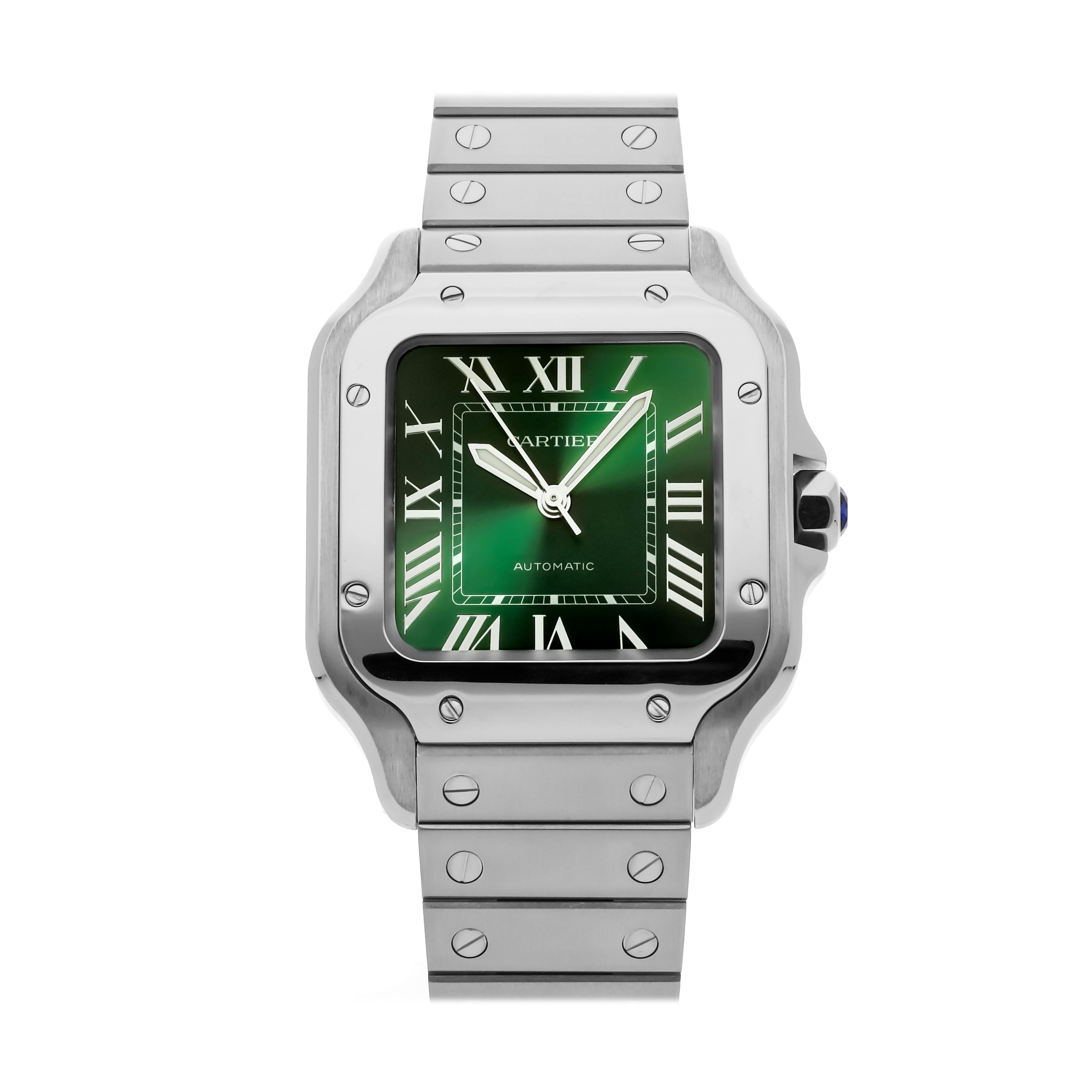 Pre Owned Cartier Santos Medium WSSA0061 WatchBox