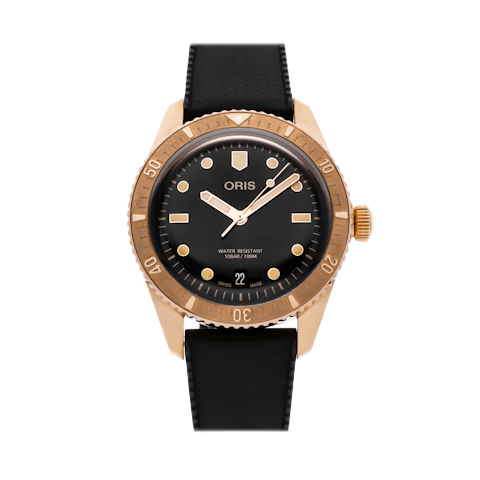 Vertical Pre-Owned Oris Divers Sixty-Five Date 01 733 7771 3154-07 4 19 18BR