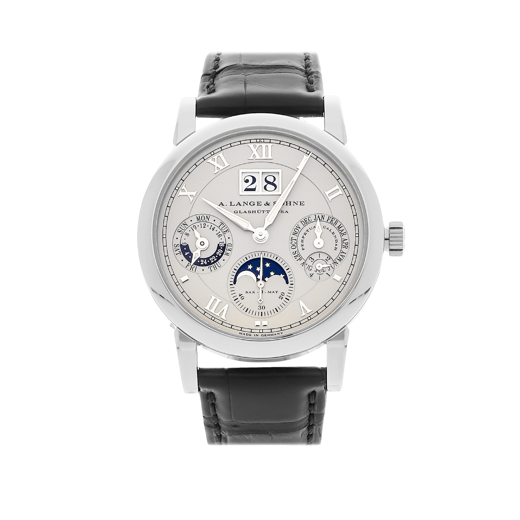 Vertical Pre-Owned A. Lange & Sohne Langematik Perpetual Calendar 310.025E