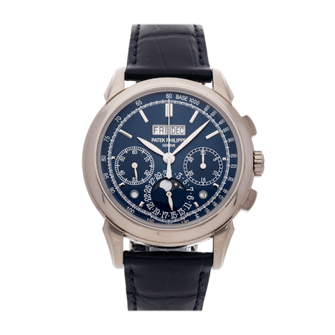 Vertical Pre-Owned Patek Philippe Grand Complications Perpetual Calendar Chronograph 5270G-014