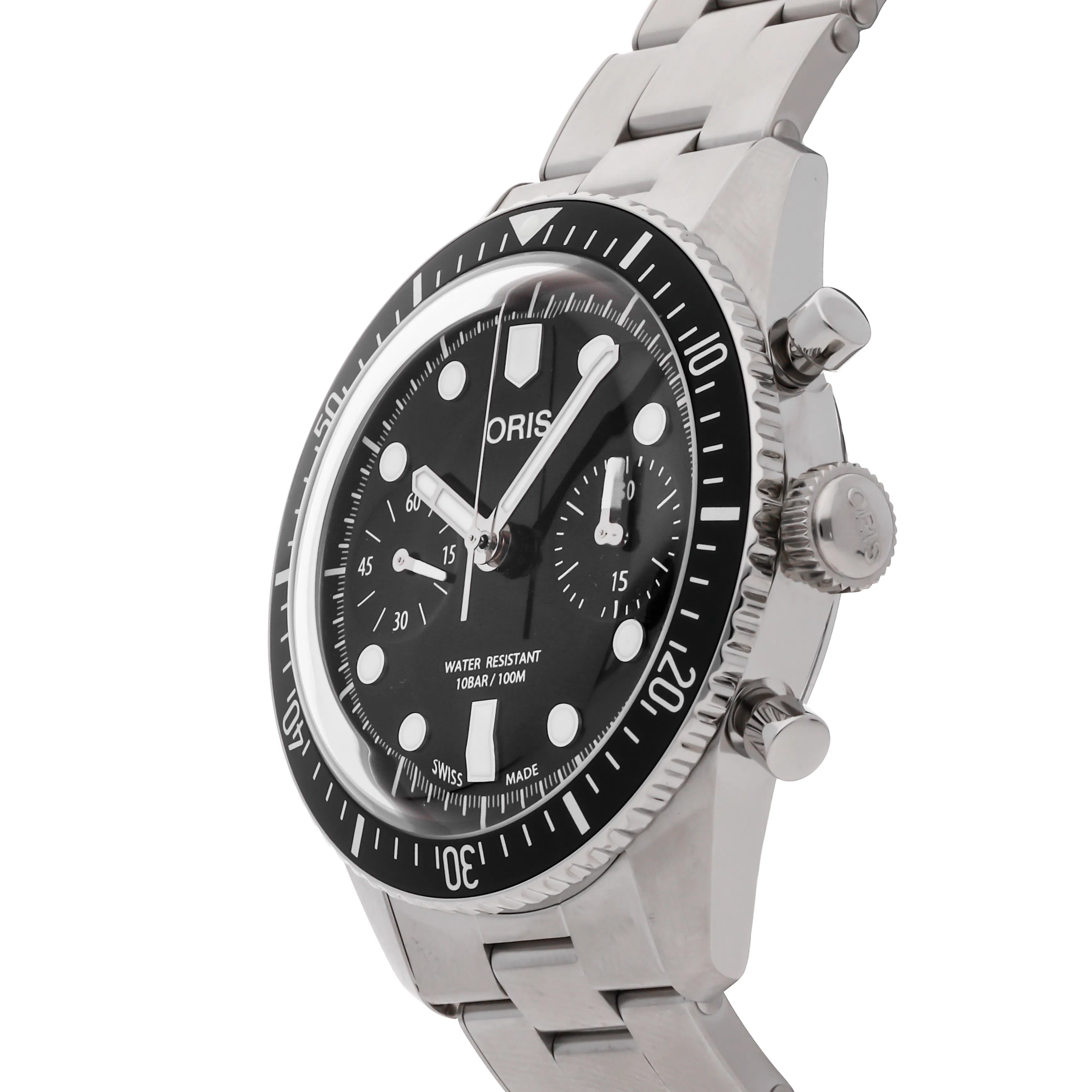 Oris Divers Sixty-Five Chrono Auto Steel Mens Watch 01 771 7791