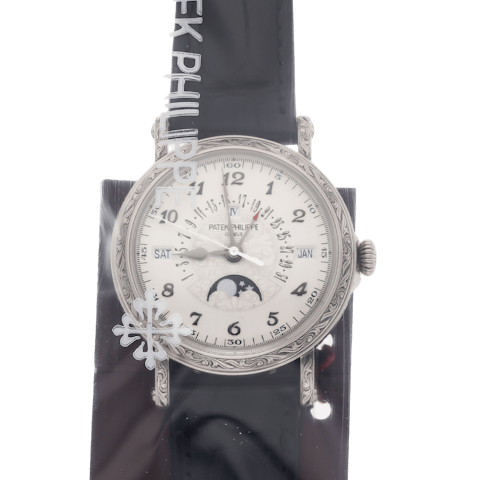 Vertical Pre-Owned Patek Philippe Grand Complications Perpetual Calendar 5160/500G-001