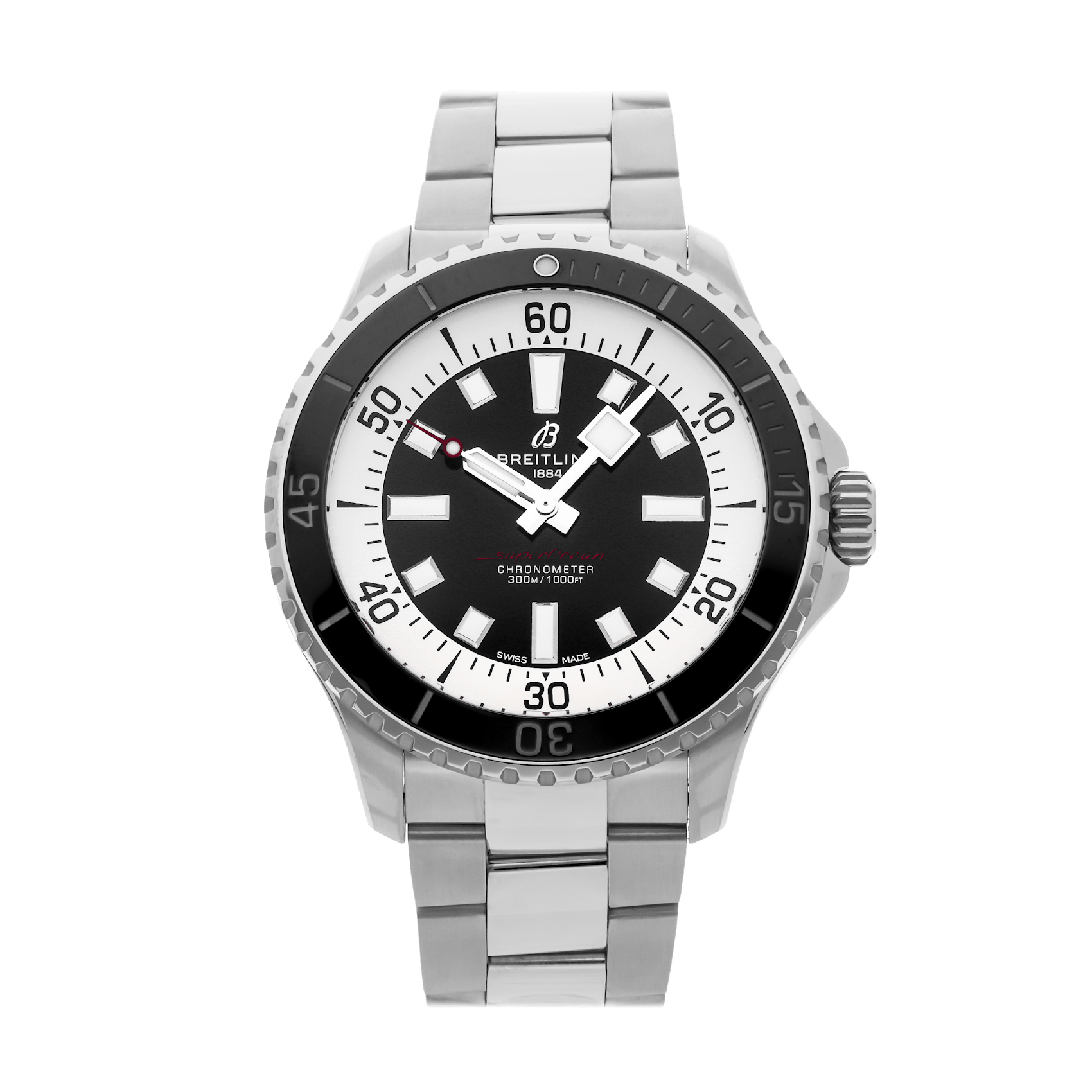 Vertical Pre-Owned Breitling Superocean Automatic A17376211B1A1