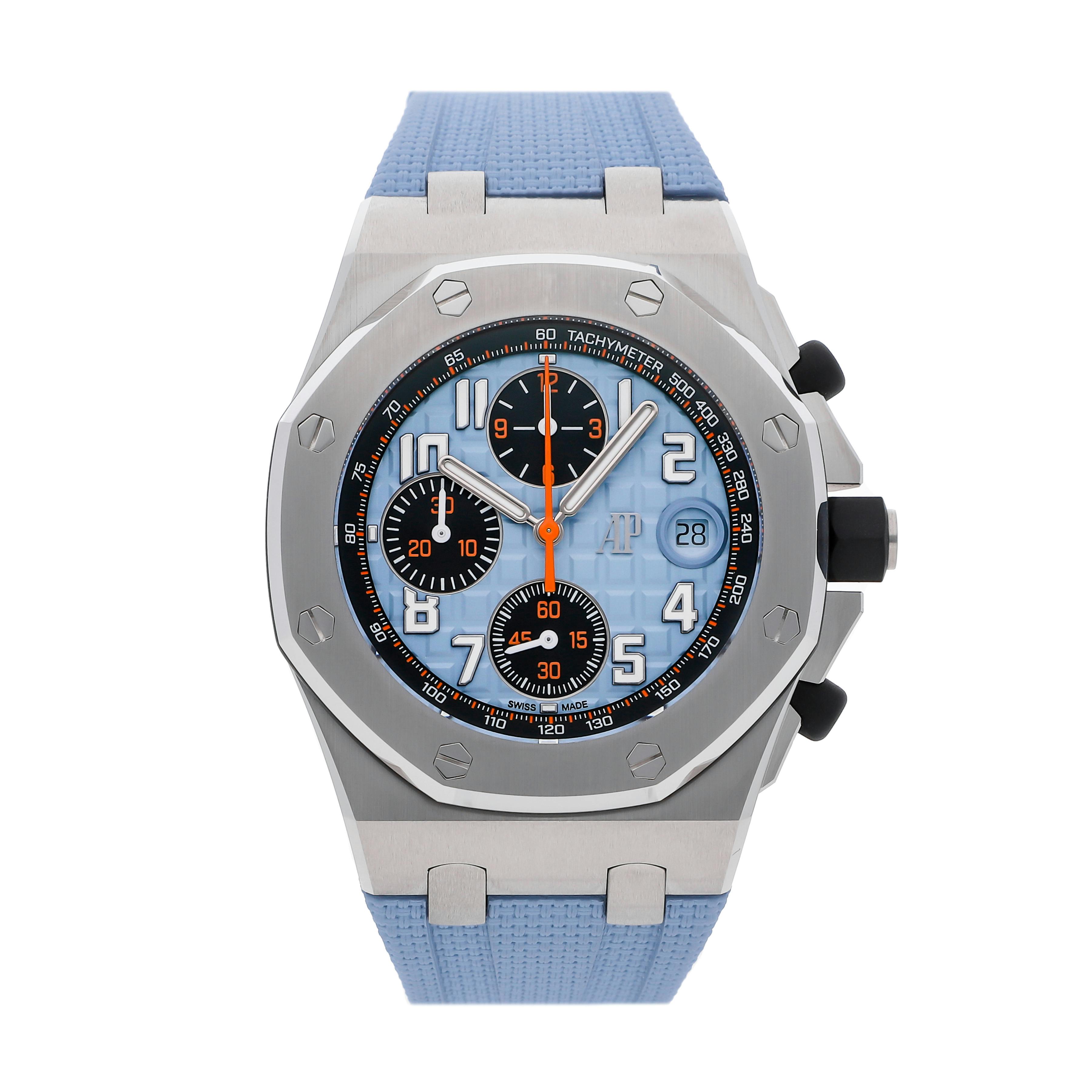 Audemars piguet royal oak best sale offshore blue