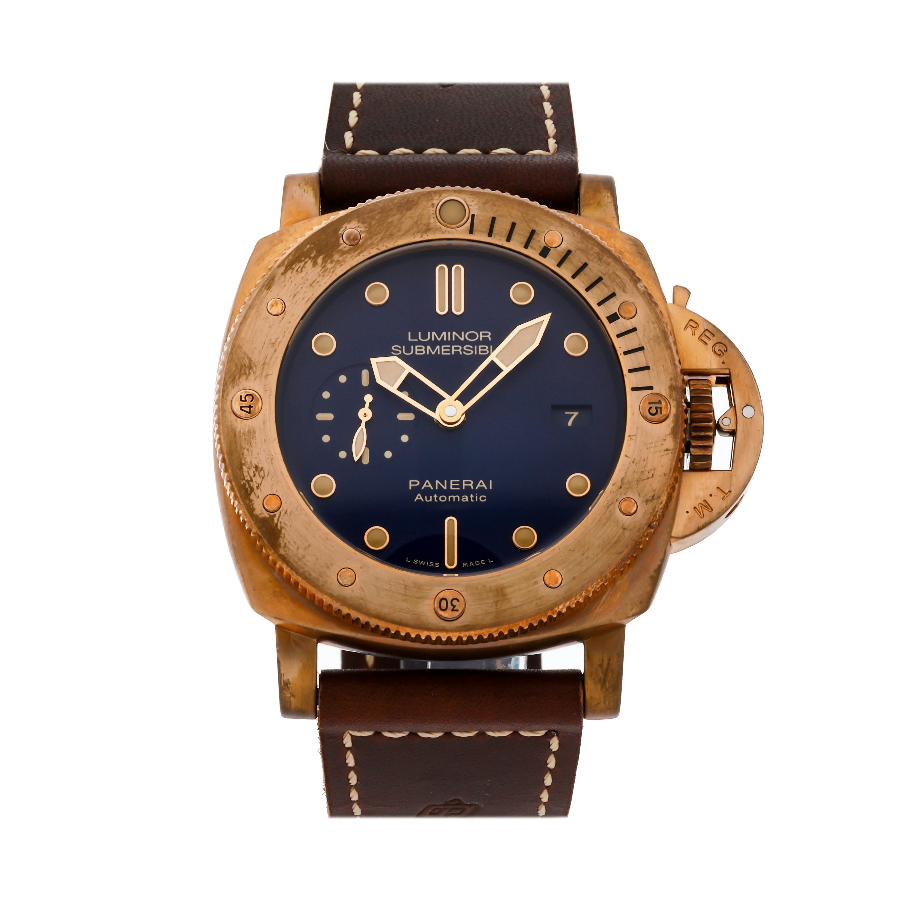 Pre Owned Panerai Luminor Submersible 1950 3 Days Bronzo PAM 671