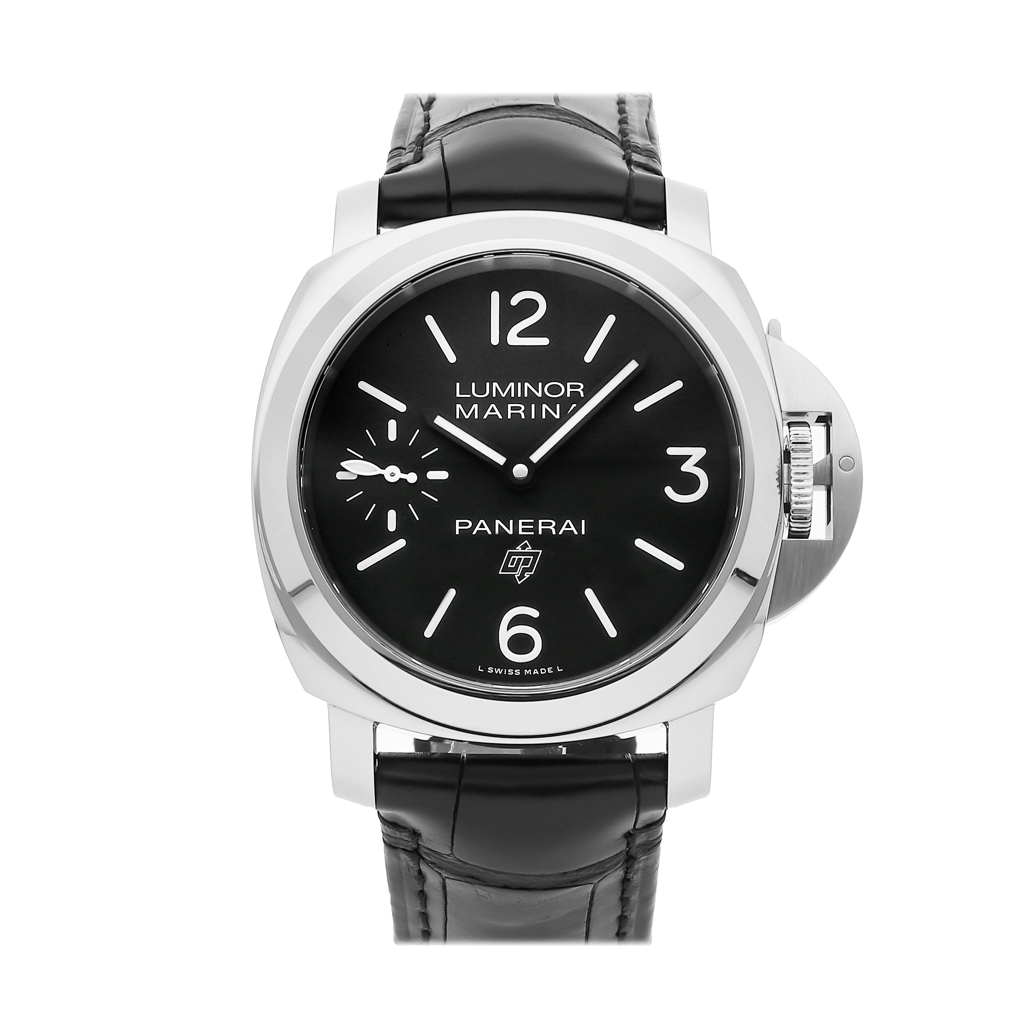 Pre Owned Panerai Luminor Marina Logo PAM 776 Govberg Jewelers