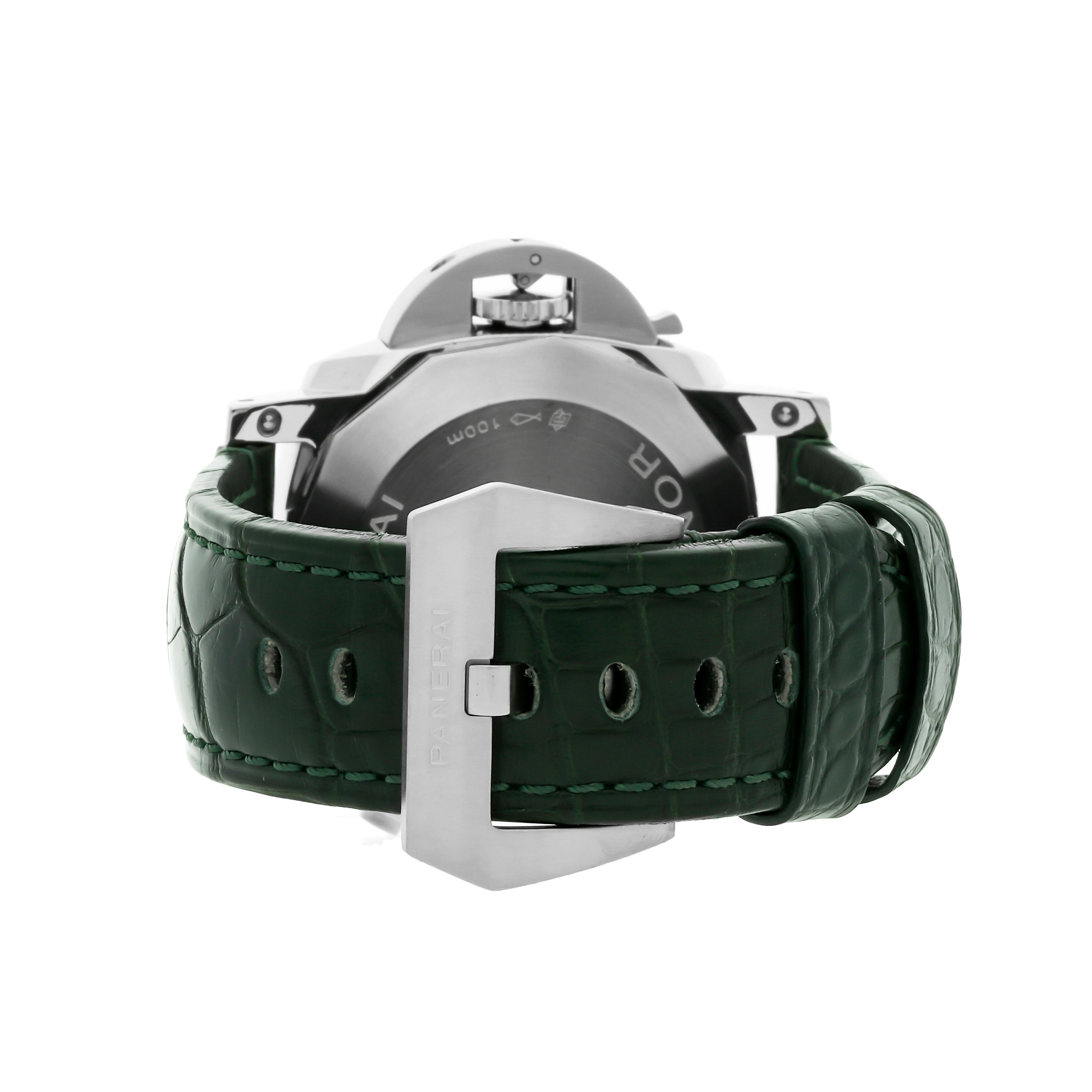 Pre Owned Panerai Luminor Chrono Flyback Verde Militare PAM 1296