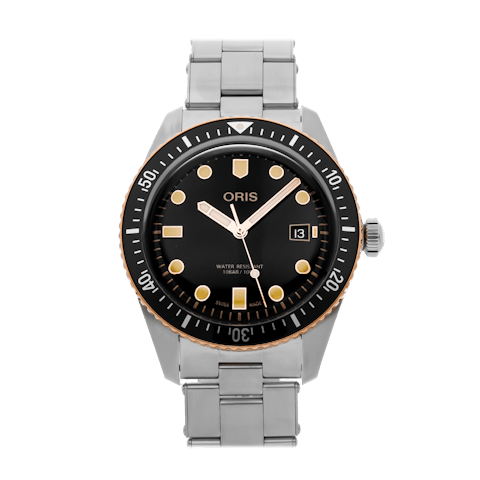 Vertical Pre-Owned Oris Divers Sixty-Five 01 733 7720 4354-07 8 21 18