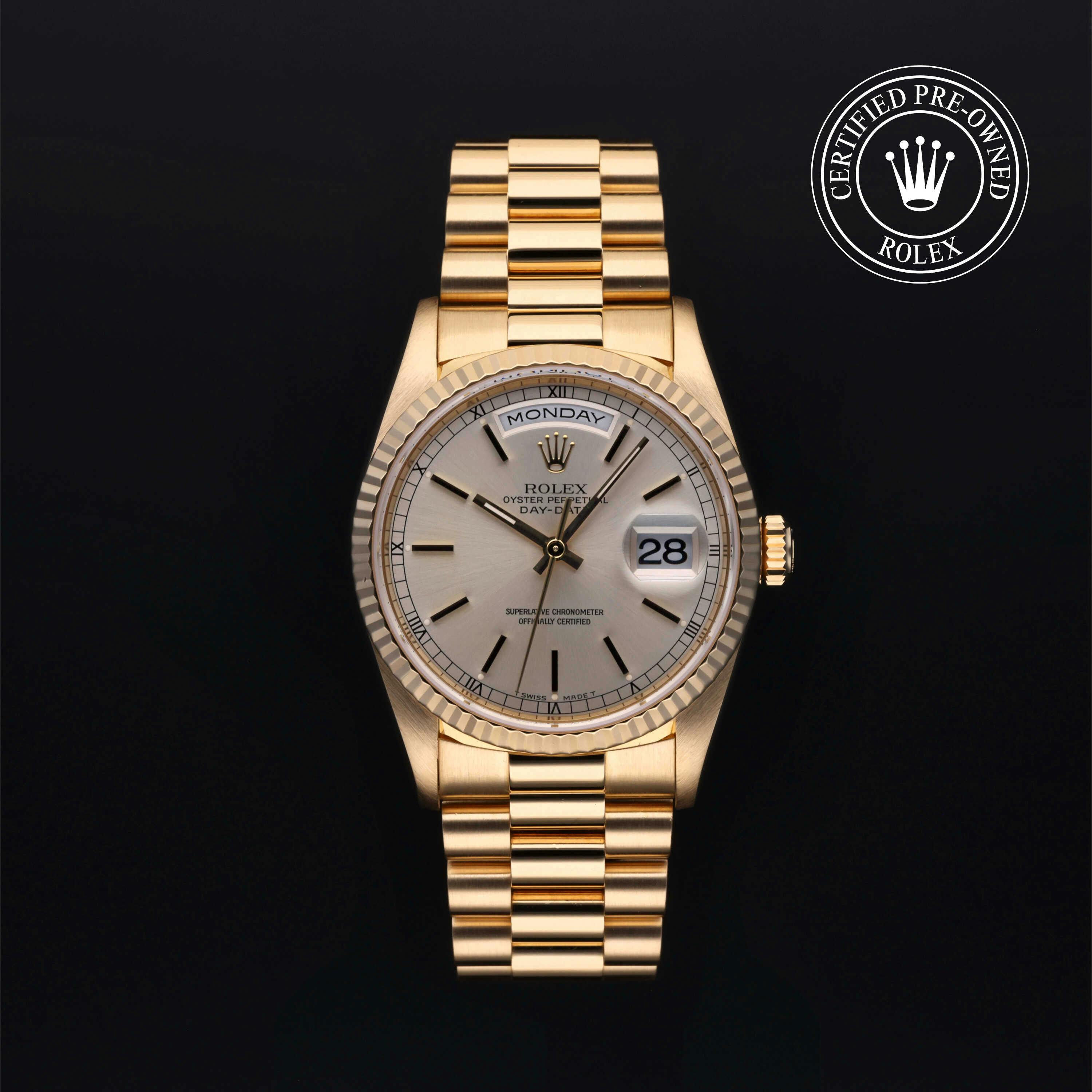 Rolex Certified Pre Owned Day Date 36mm in Yellow Gold 18238