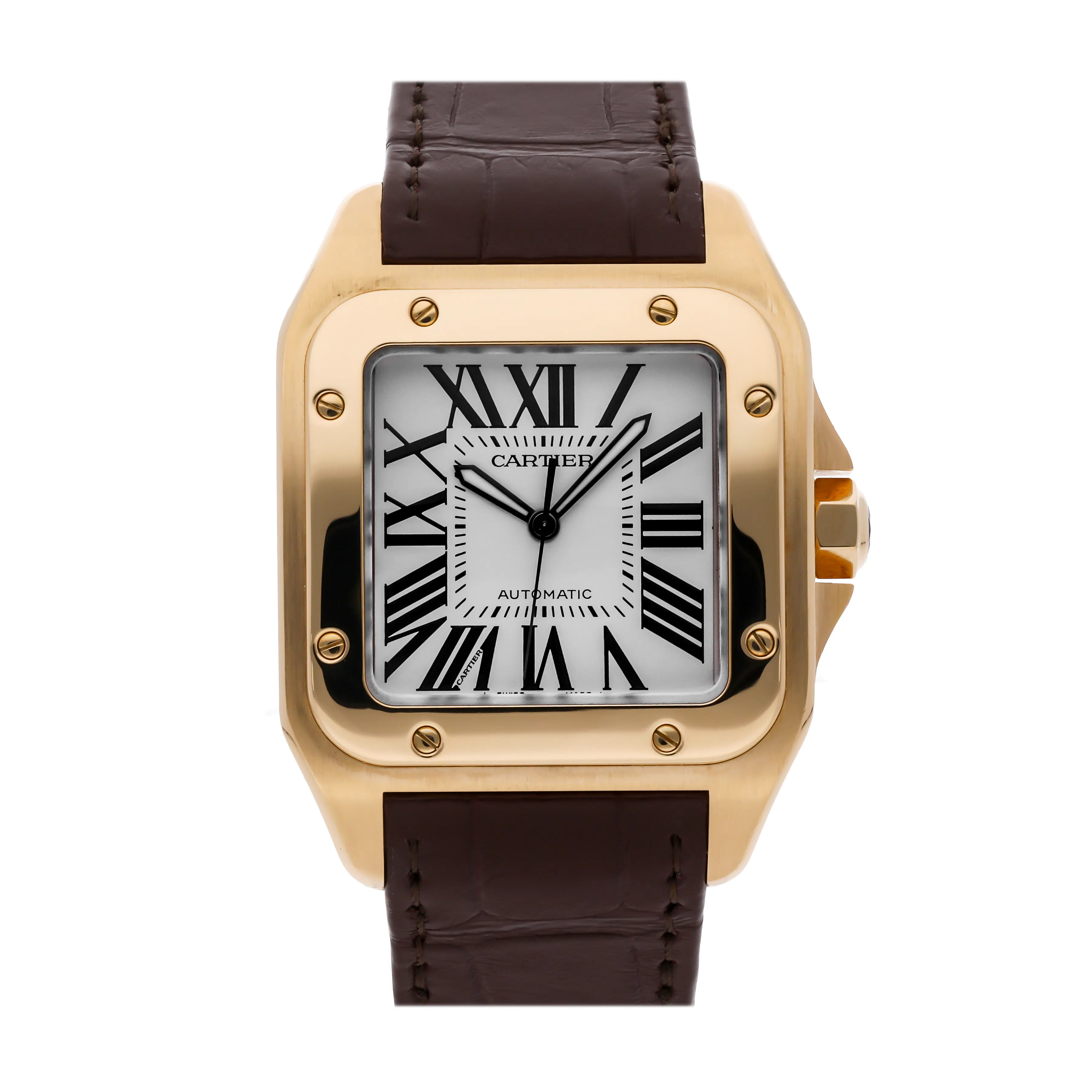 cartier santos 100 pre owned