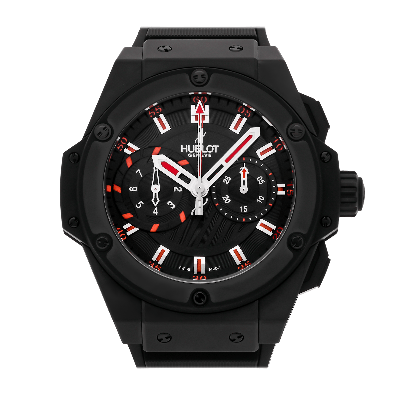 Vertical Pre-Owned Hublot King Power "Foudroyante " Chronograph 715.CI.1123.RX