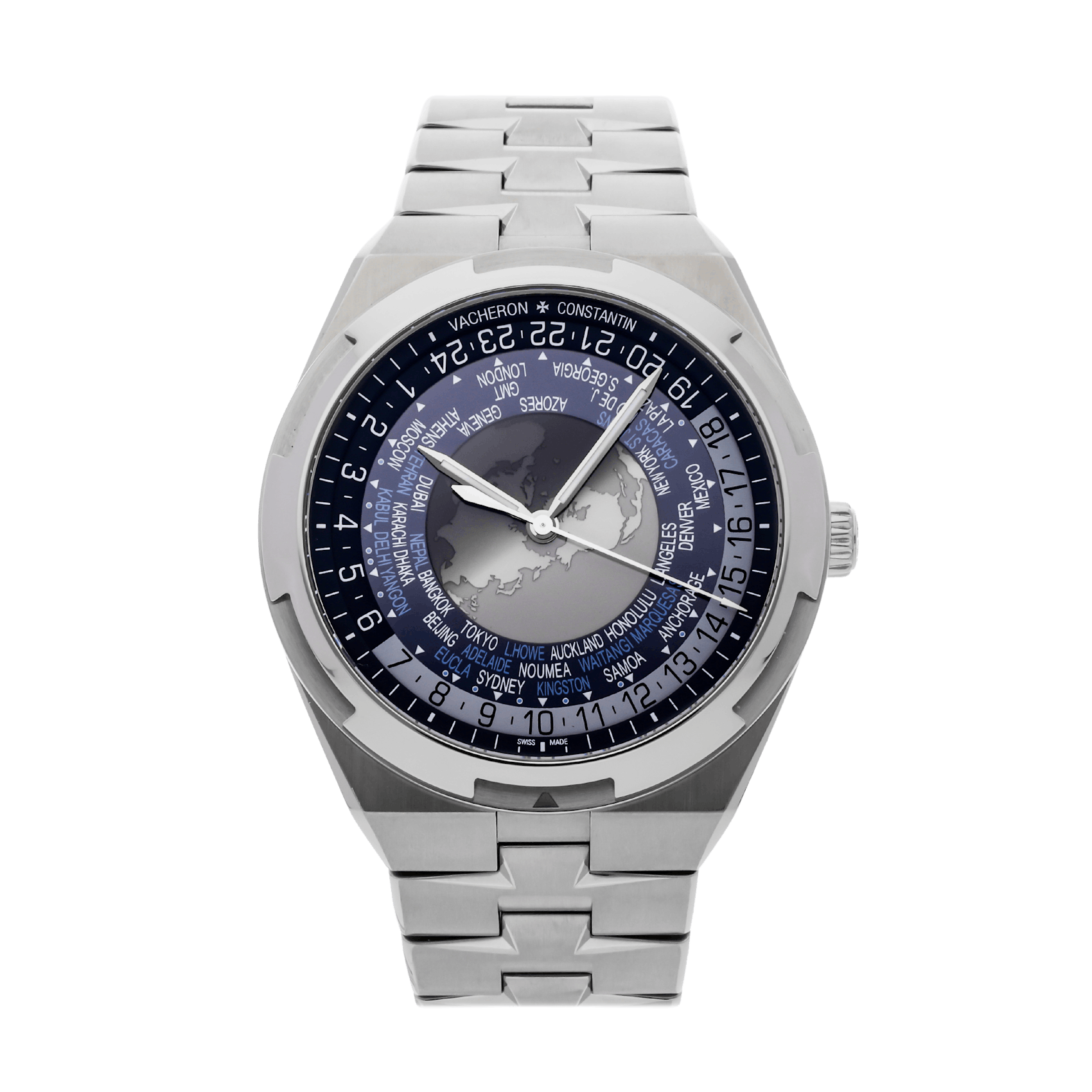 Vertical Pre-Owned Vacheron Constantin Overseas World Time 7700V/110A-B172