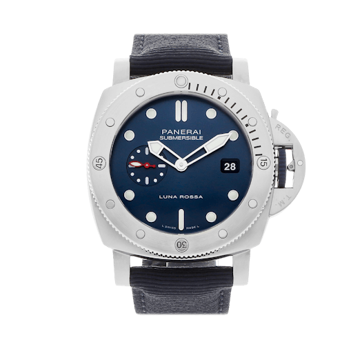 Vertical Pre-Owned Panerai Submersible QuarantaQuattro Luna Rossa PAM 1391