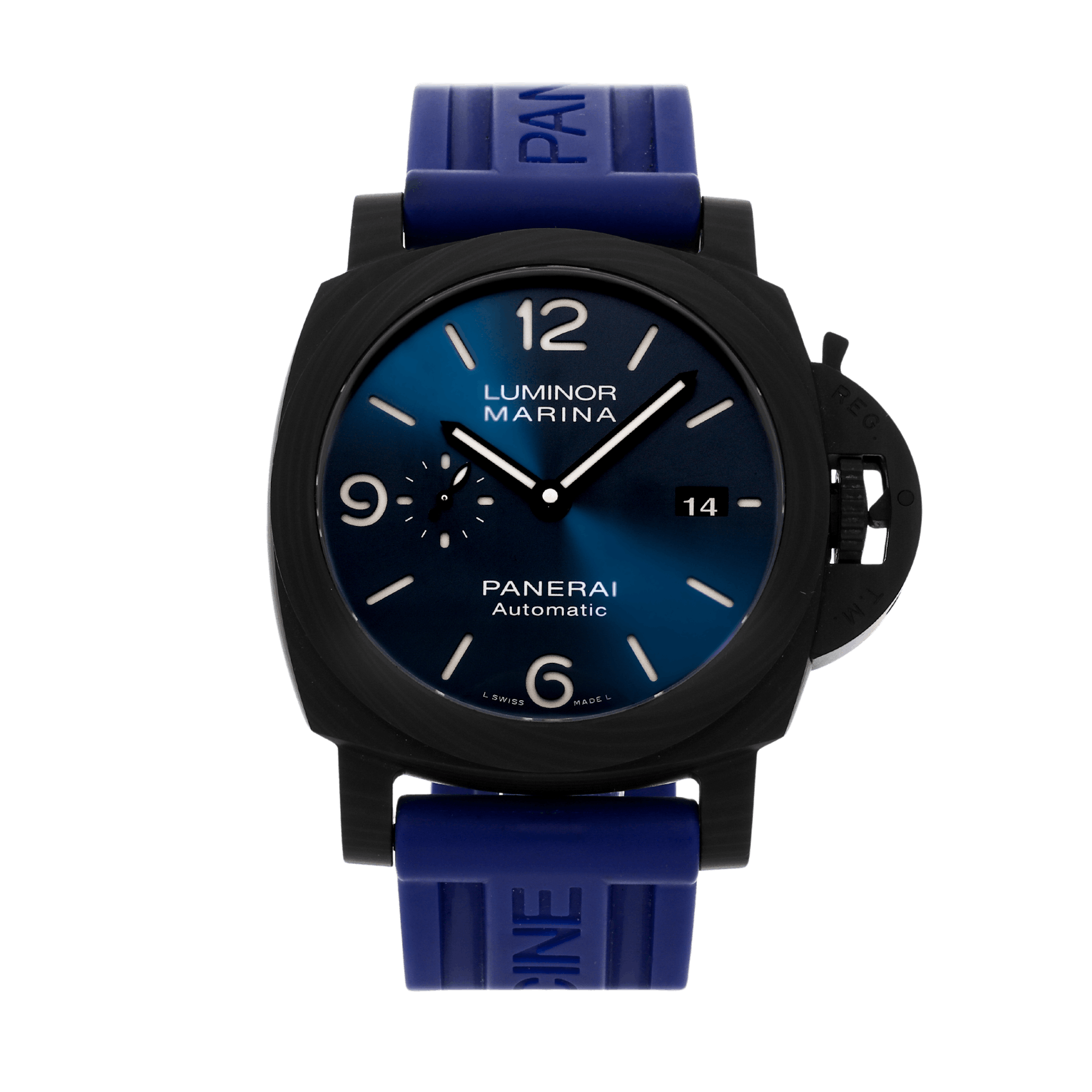 Vertical Pre-Owned Panerai Luminor Marina Blu Notte PAM 1664