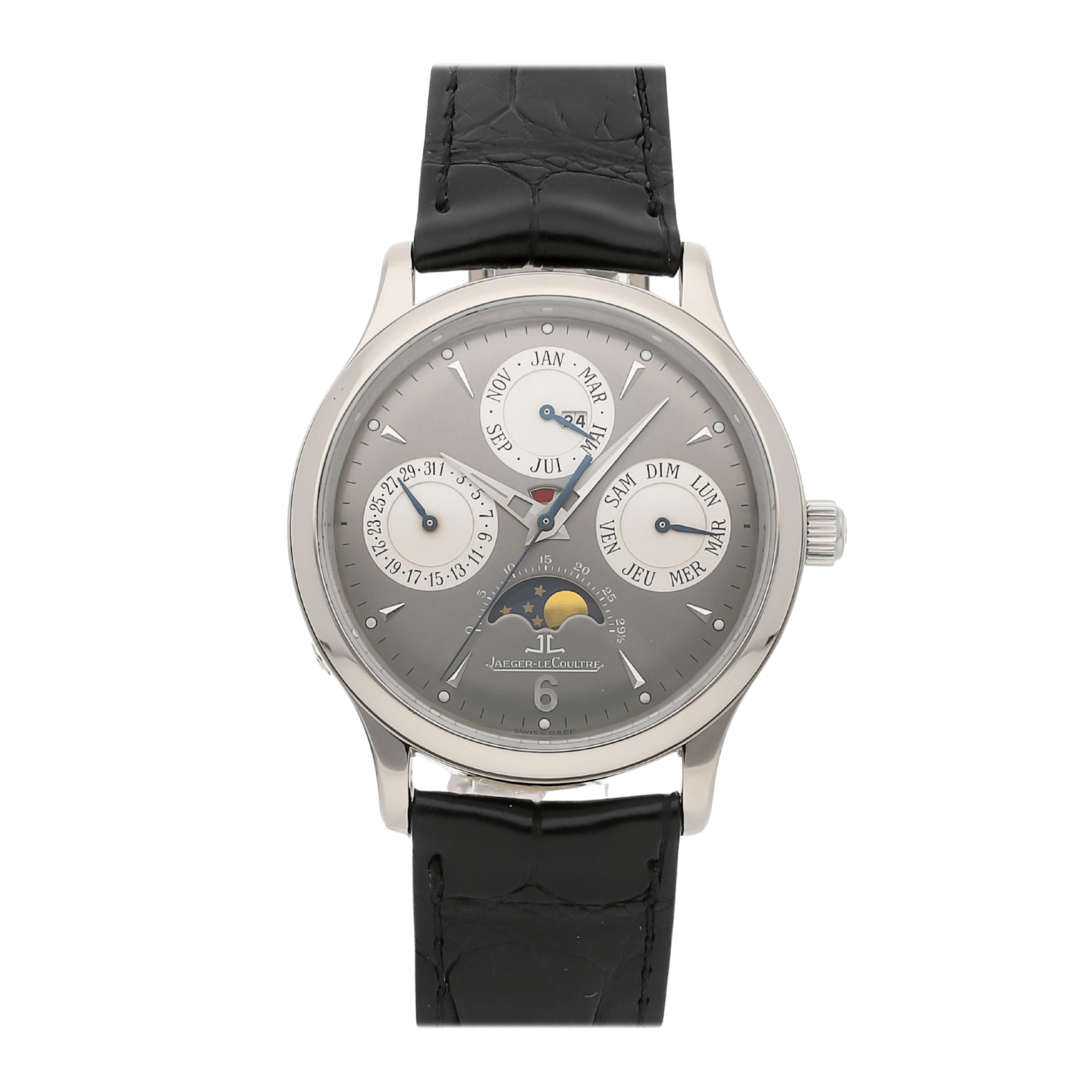 Vertical Pre-Owned Jaeger-LeCoultre Master Quantieme Perpetual Q149347A