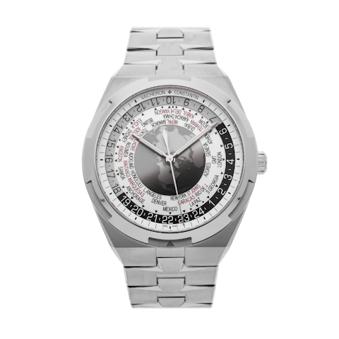 Vertical Pre-Owned Vacheron Constantin Overseas World Time 7700V/110A-B129