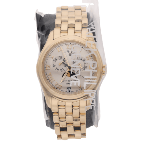 Vertical Pre-Owned Patek Philippe Complications Annual Calendar Moon Phases 5036/1J-001