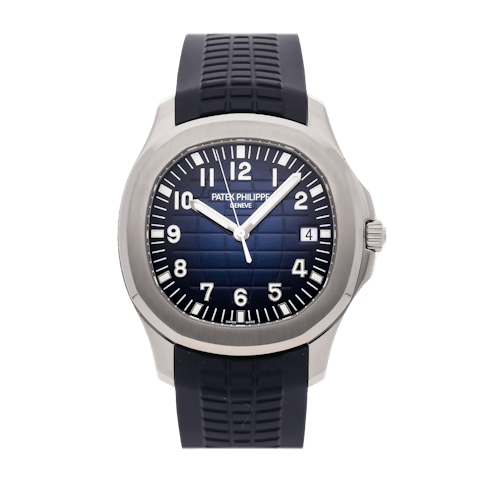 Vertical Pre-Owned Patek Philippe Aquanaut 5168G-001