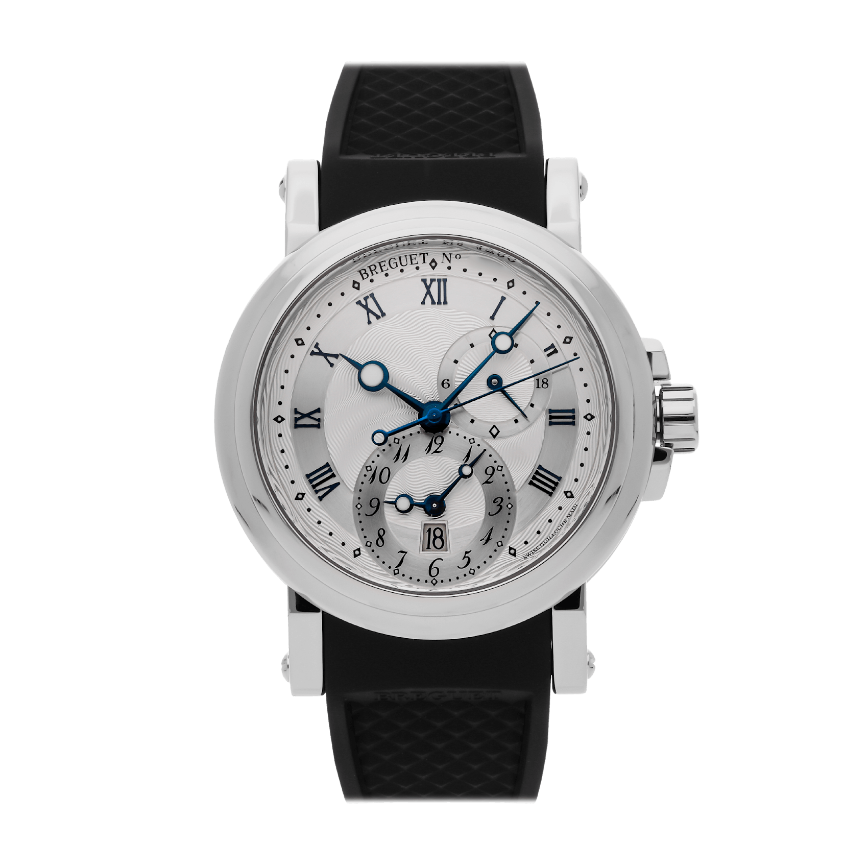 Vertical Pre-Owned Breguet Marine GMT 5857ST/12/5ZU