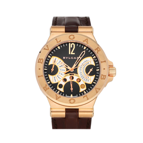 Vertical Pre-Owned Bvlgari Diagono Retrograde Day-Date Limited Edition 102026