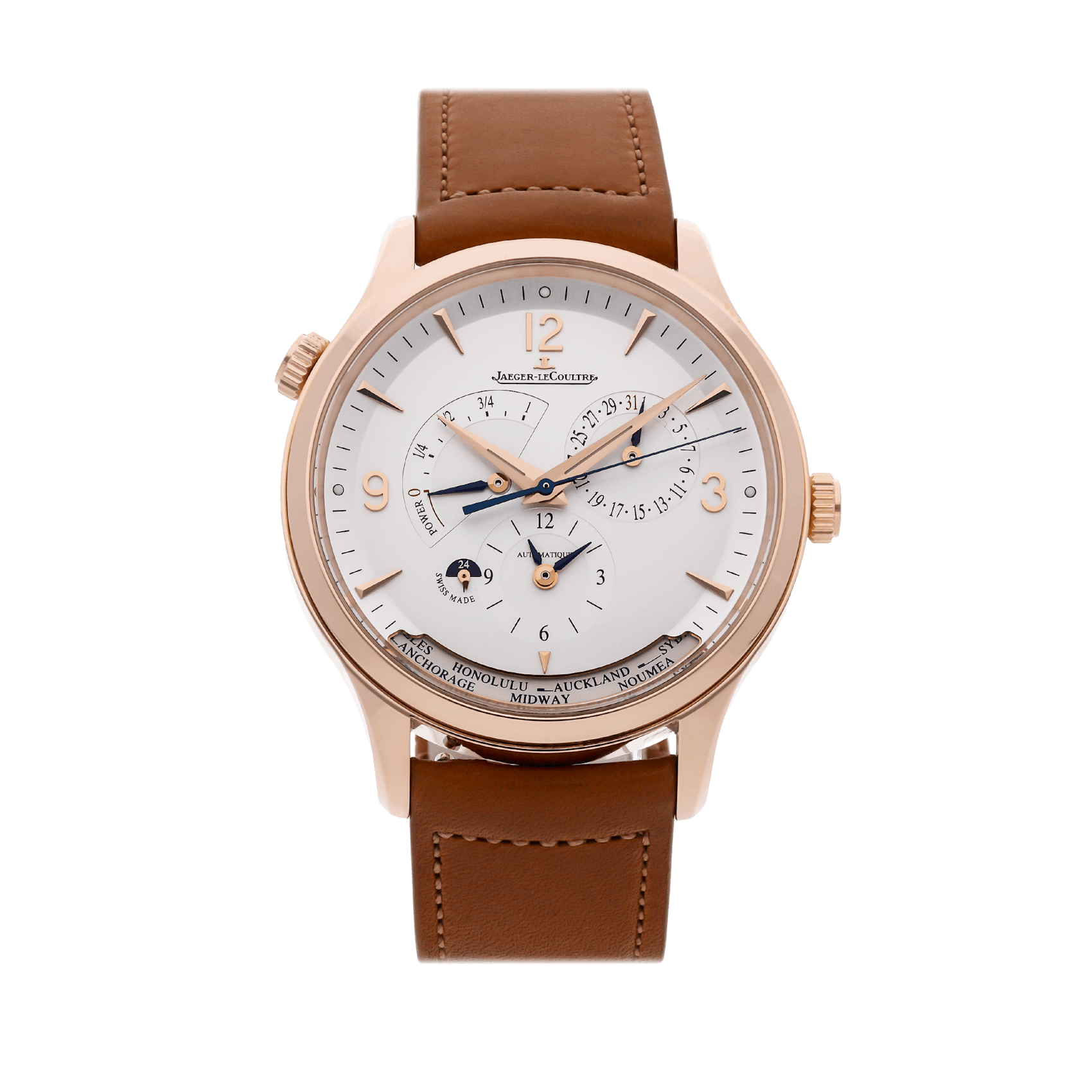Vertical Pre-Owned Jaeger-LeCoultre Master Control Geographic Q4122520