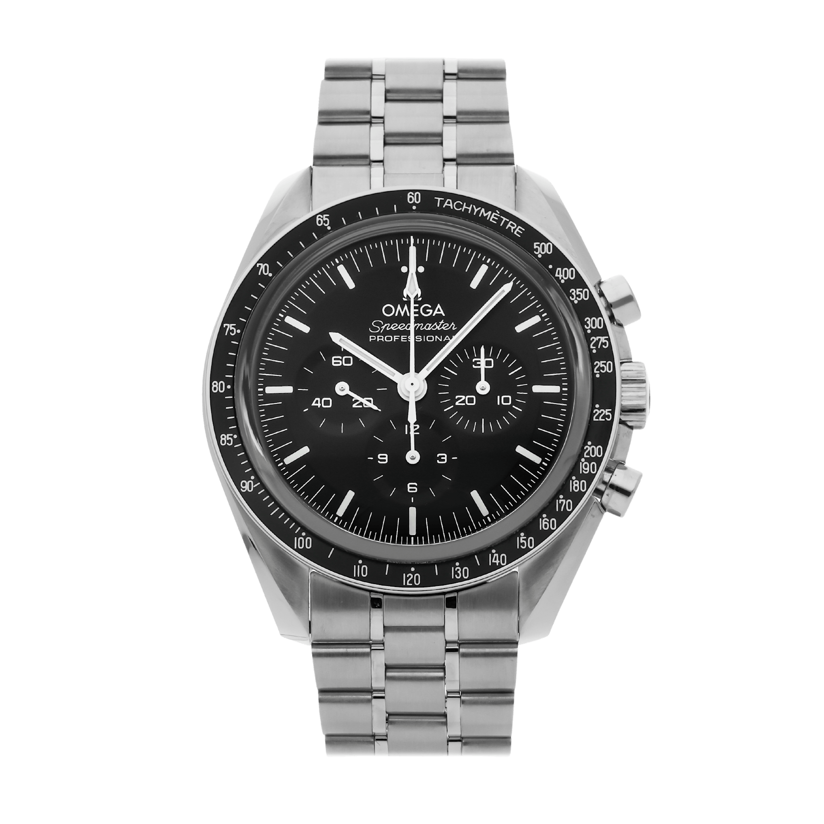 Vertical Pre-Owned Omega Speedmaster Moonwatch Professional Chronograph 310.30.42.50.01.002