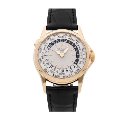 Vertical Pre-Owned Patek Philippe Complications World Time 5110J-001