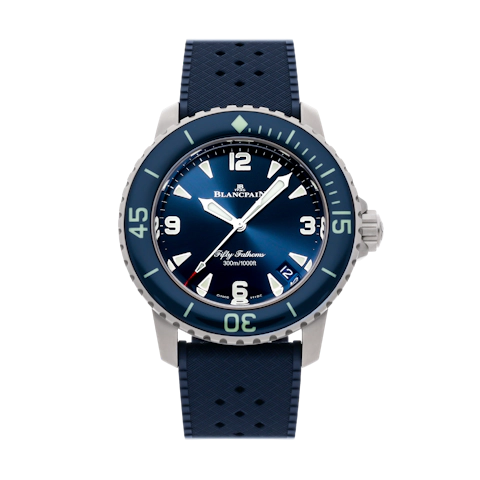 Vertical Pre-Owned Blancpain Fifty Fathoms 5010-12B40-O64B