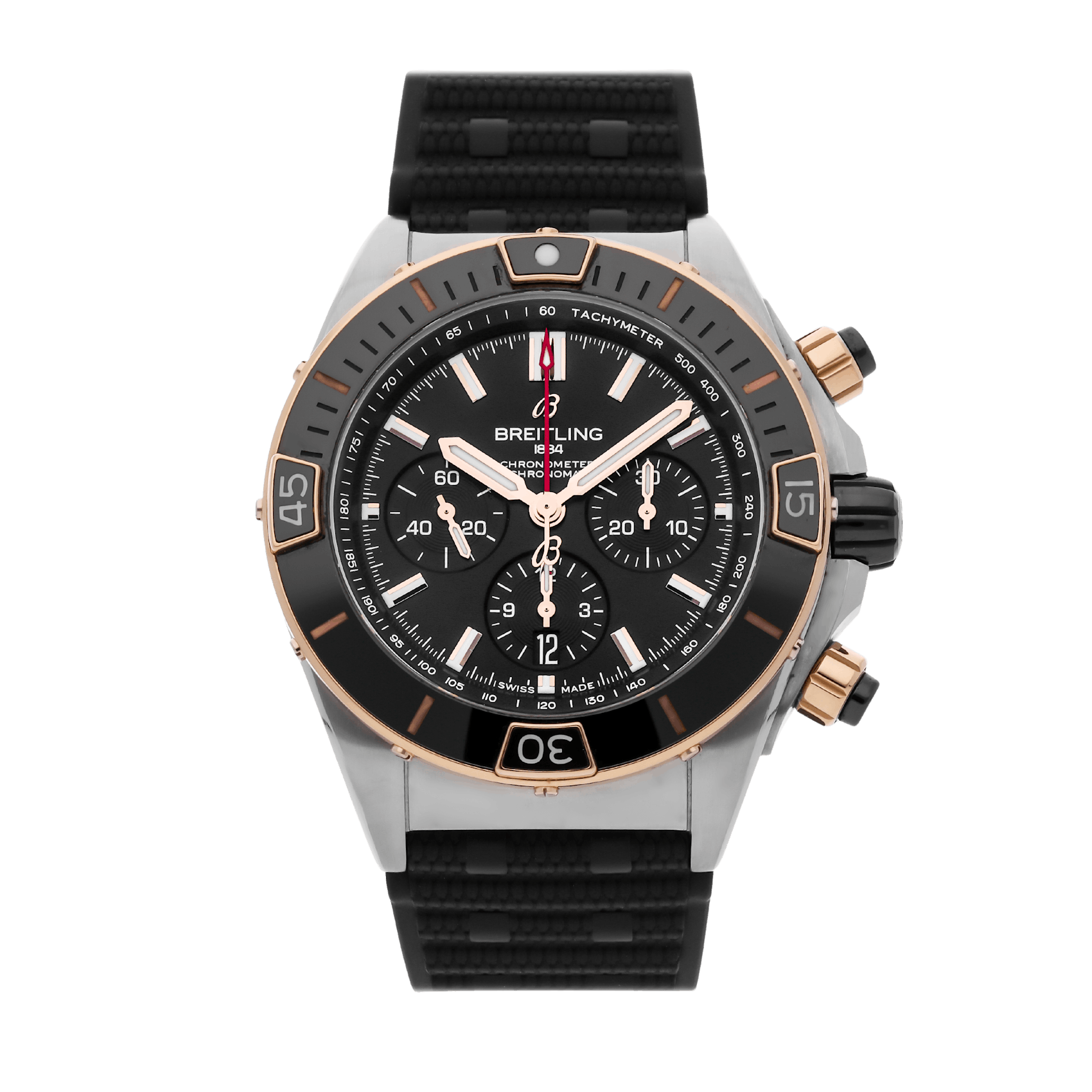 Vertical Pre-Owned Breitling Super Chronomat B01 44 UB0136251B1S1