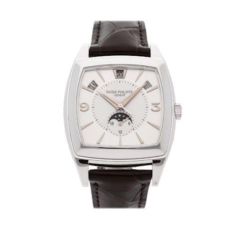 Vertical Pre-Owned Patek Philippe Gondolo Calendario 5135G-001