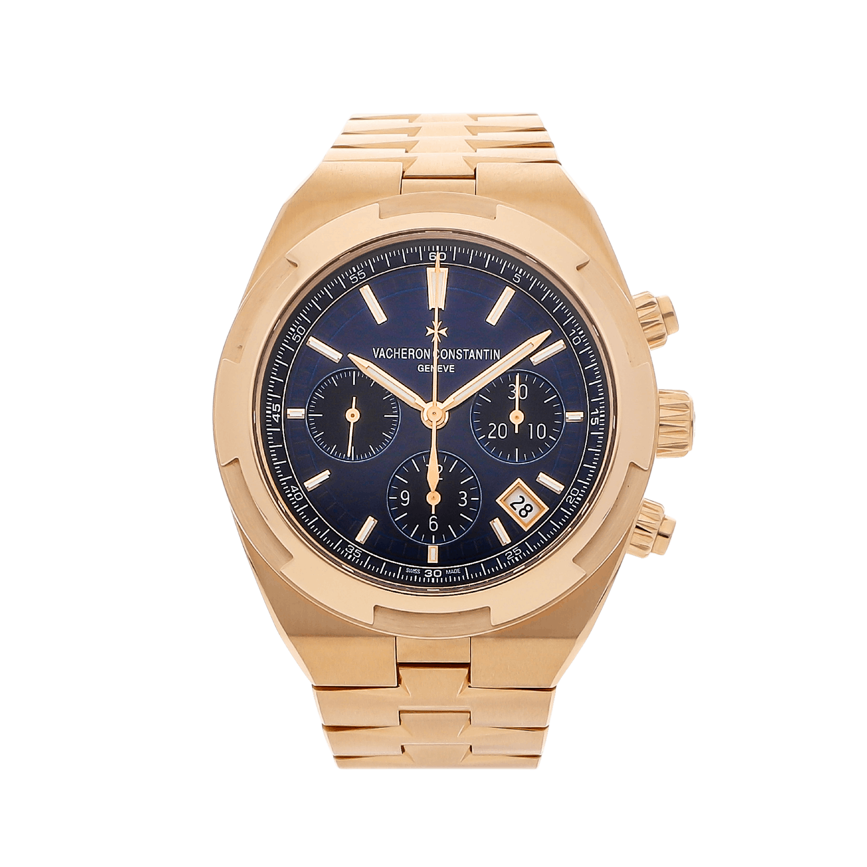 Vertical Pre-Owned Vacheron Constantin Overseas Chronograph 5500V/110R-B952