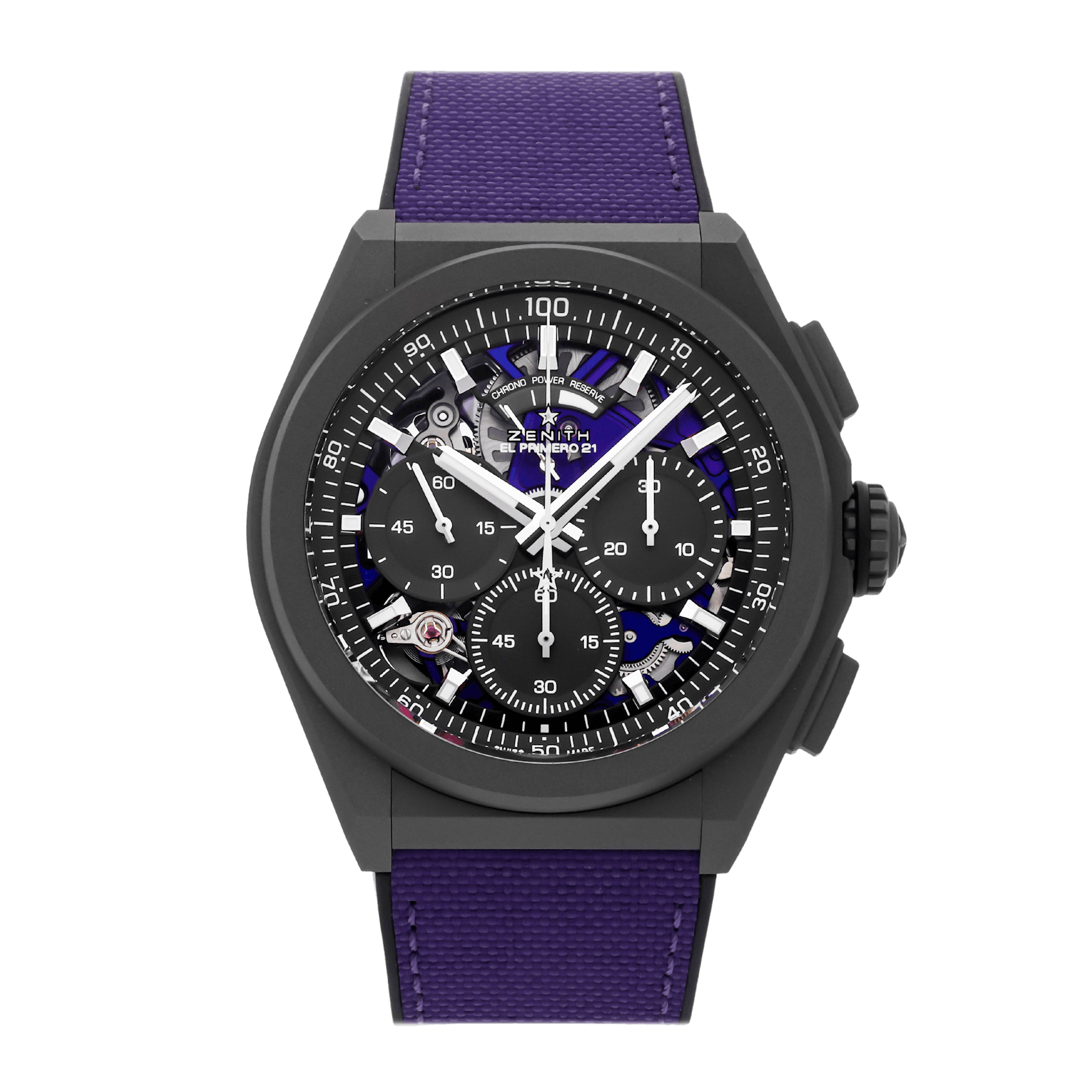Vertical Pre-Owned Zenith Defy 21 Ultraviolet 97.9001.9004/80.R922