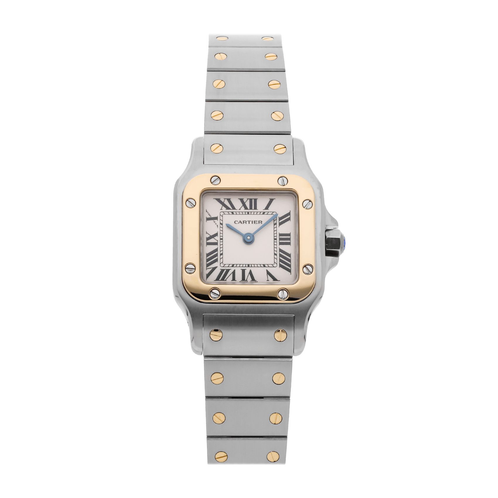 Vertical Pre-Owned Cartier Santos Galbee SM W20012C4