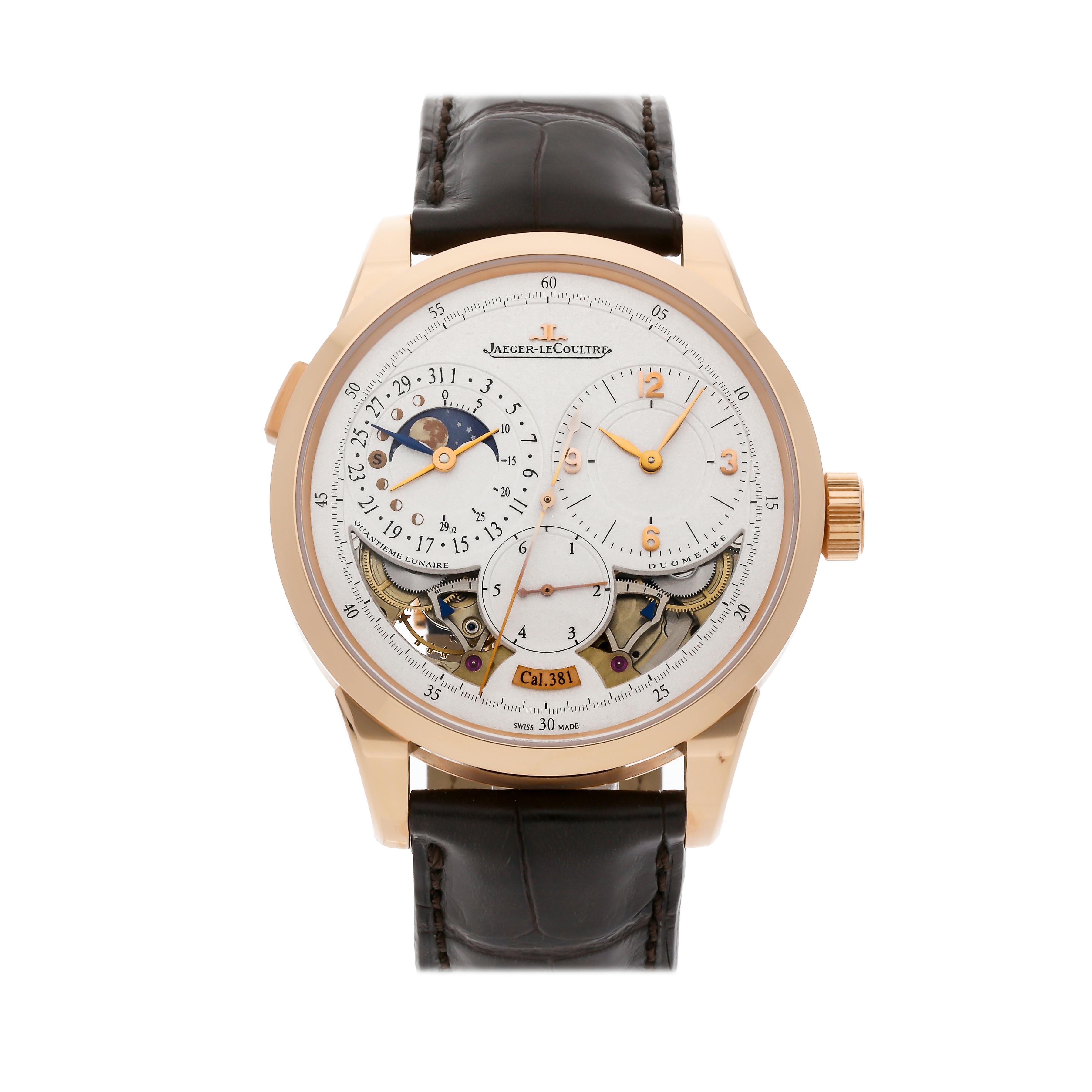 Vertical Pre-Owned Jaeger-LeCoultre Duometre a Quantime Lunaire Q6042420