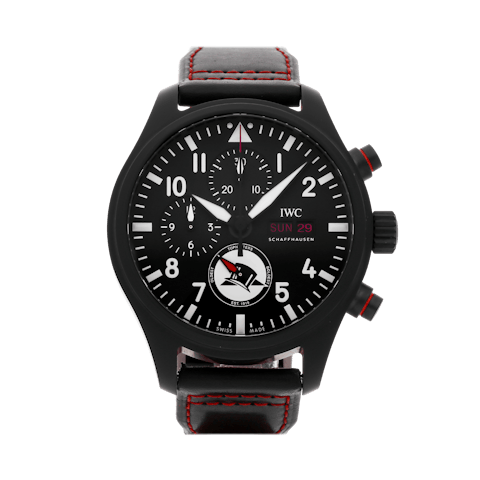 Vertical Pre-Owned IWC Pilot's Watch Chronograph Edition "Tophatters" IW3891-08