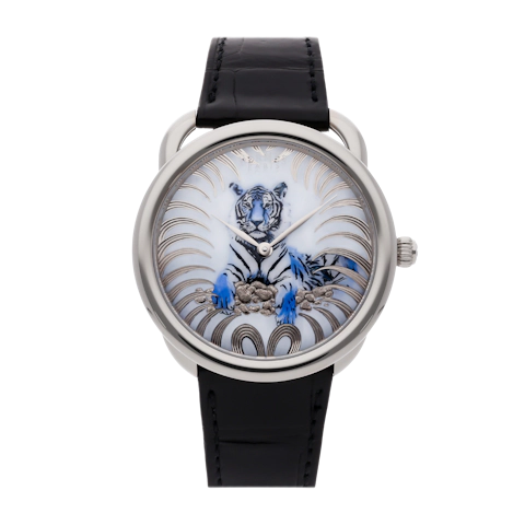 Vertical Pre-Owned Hermes Arceau "Tigre Royal King" Edition AR8.790J