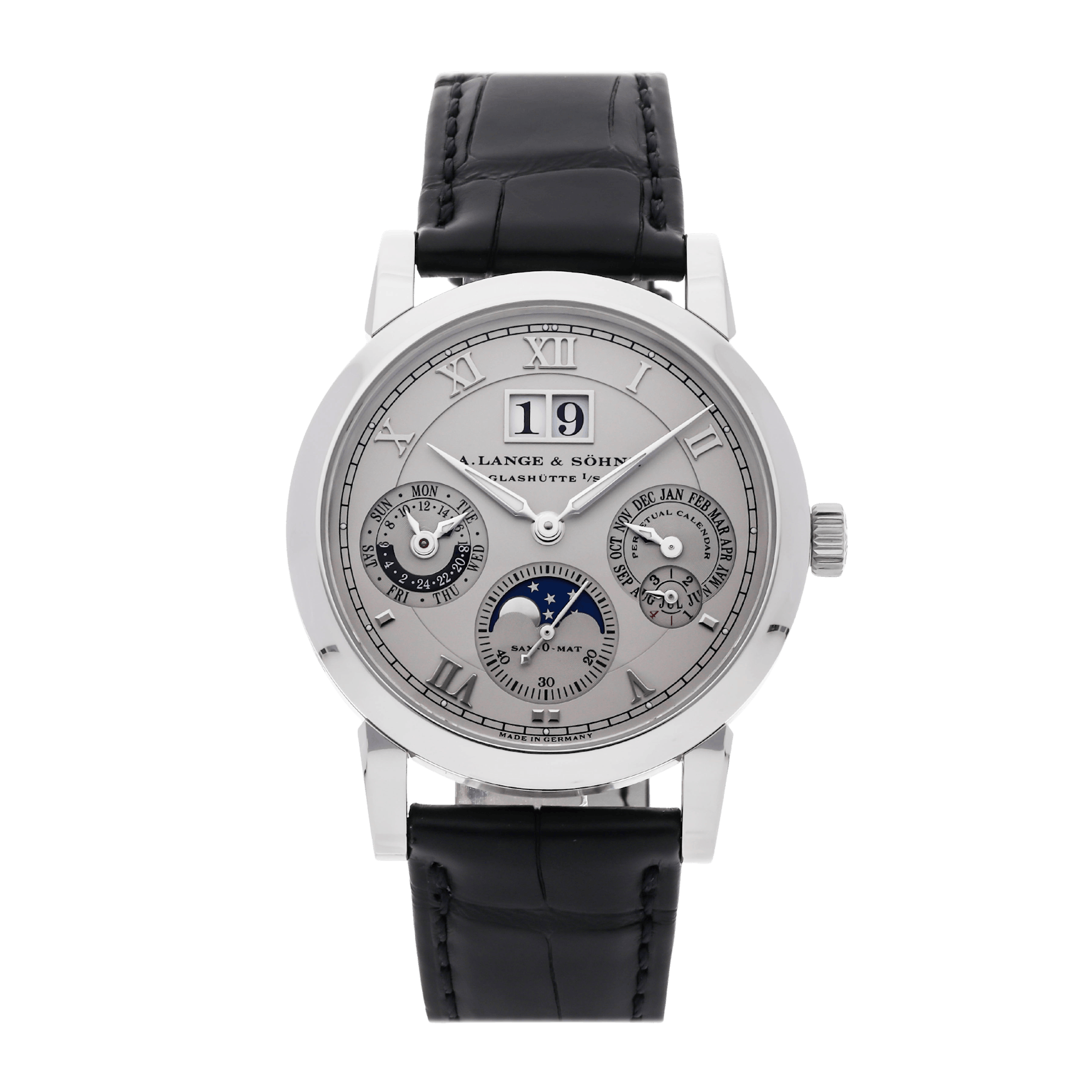 Vertical Pre-Owned A. Lange & Sohne Langematik Perpetual Calendar 310.025E