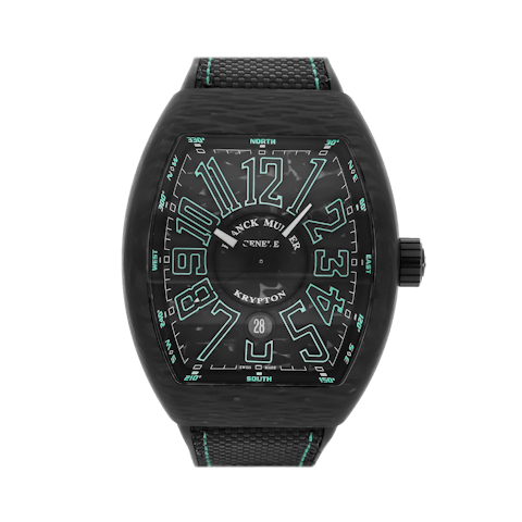 Vertical Pre-Owned Franck Muller Vanguard Black Krypton Carbon V 45 SC DT KRYPTON CARBON VE
