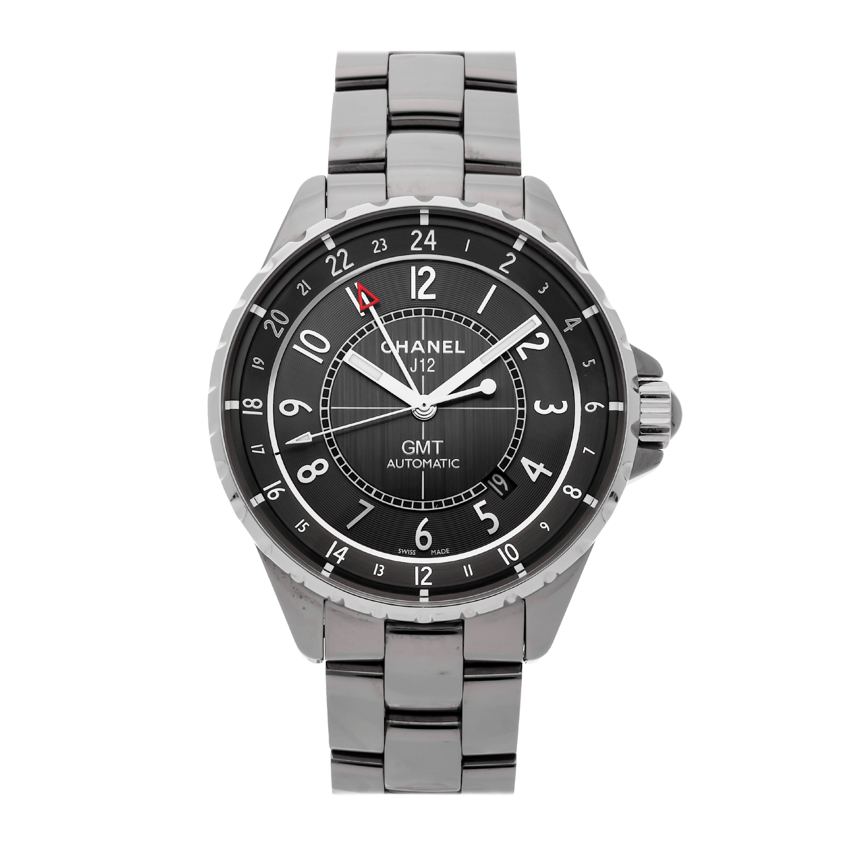 Vertical Pre-Owned Chanel J12 GMT H3099