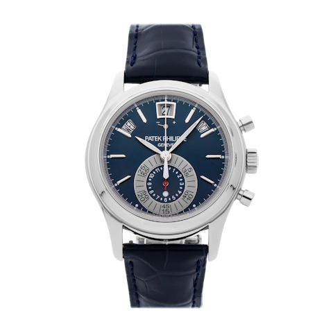 Vertical Pre-Owned Patek Philippe Complications Annual Calendar Chronograph 5960P-015