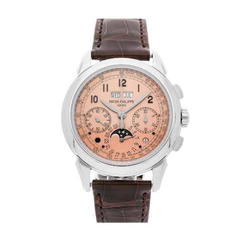 Vertical Pre-Owned Patek Philippe Grand Complications Perpetual Calendar Chronograph 5270P-001