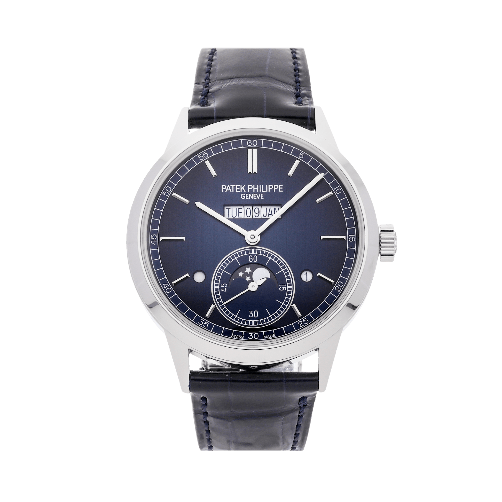 Vertical Pre-Owned Patek Philippe Grand Complications In-Line Perpetual Calendar 5236P-001