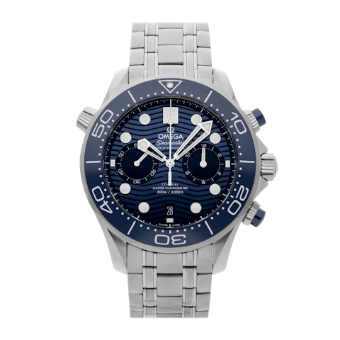 Vertical Pre-Owned Omega Seamaster Diver 300M Chronograph 210.30.44.51.03.001