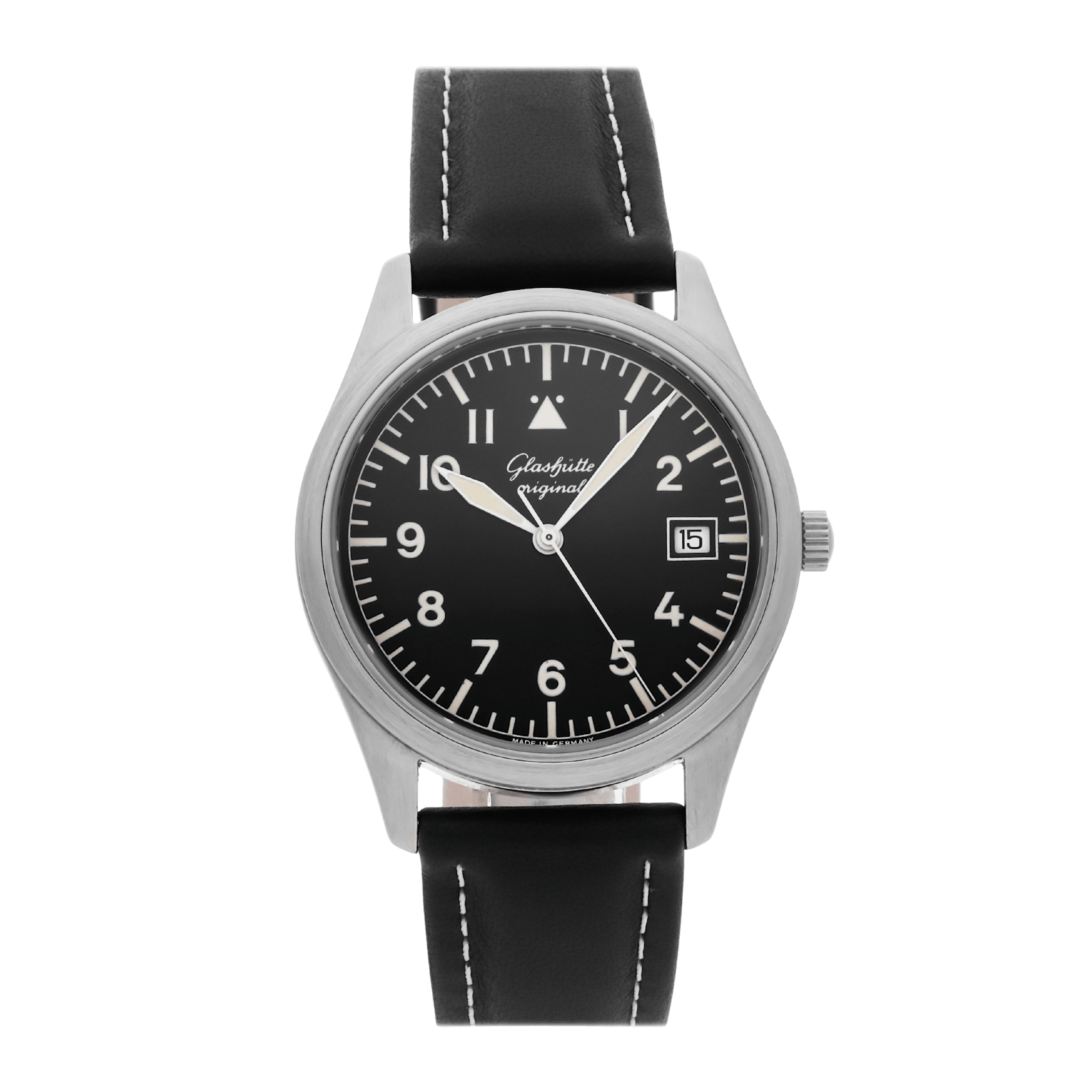 Vertical Pre-Owned Glashutte Original Senator Navigator 10-33-07-07-04
