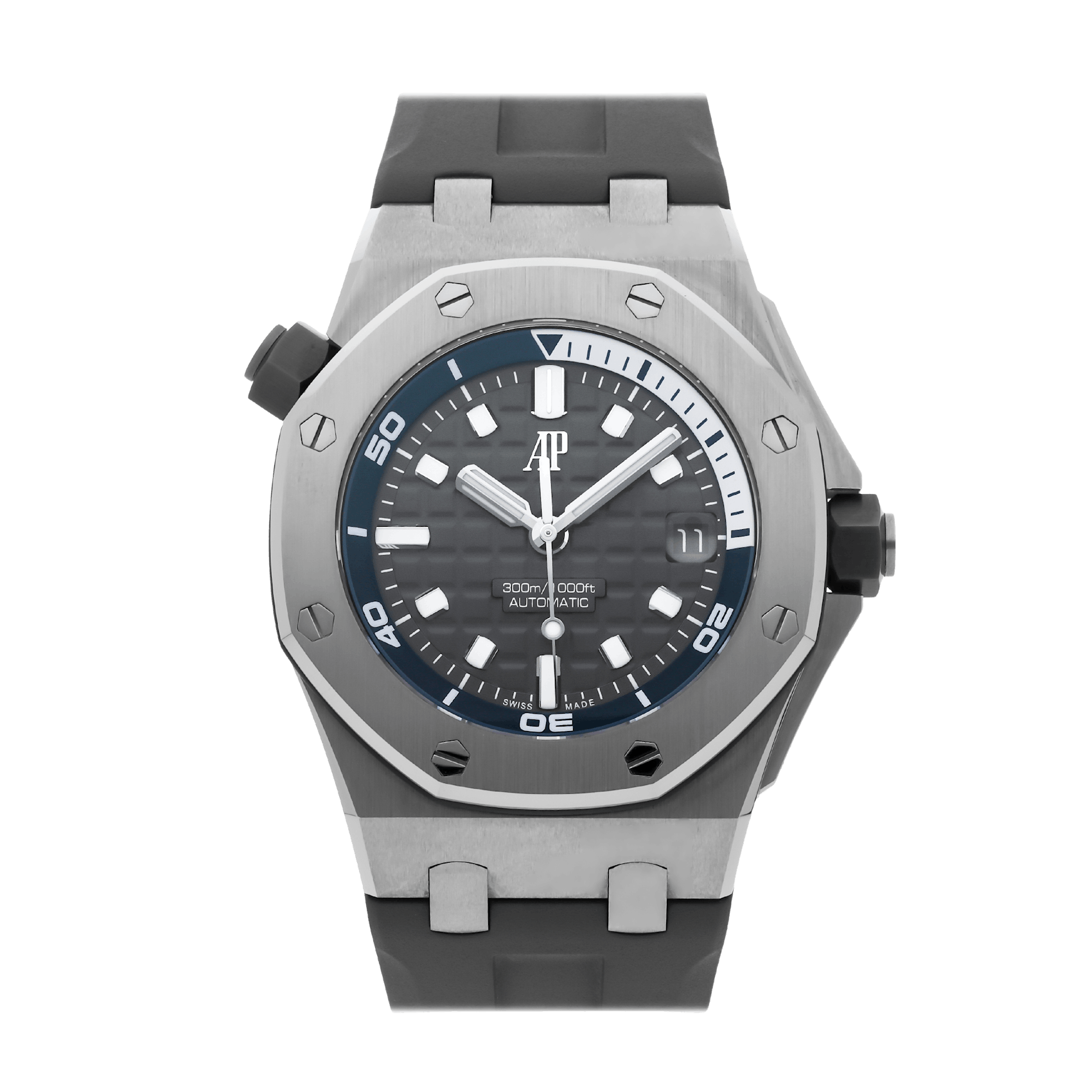 Vertical Pre-Owned Audemars Piguet Royal Oak Offshore Diver 15720ST.OO.A009CA.01