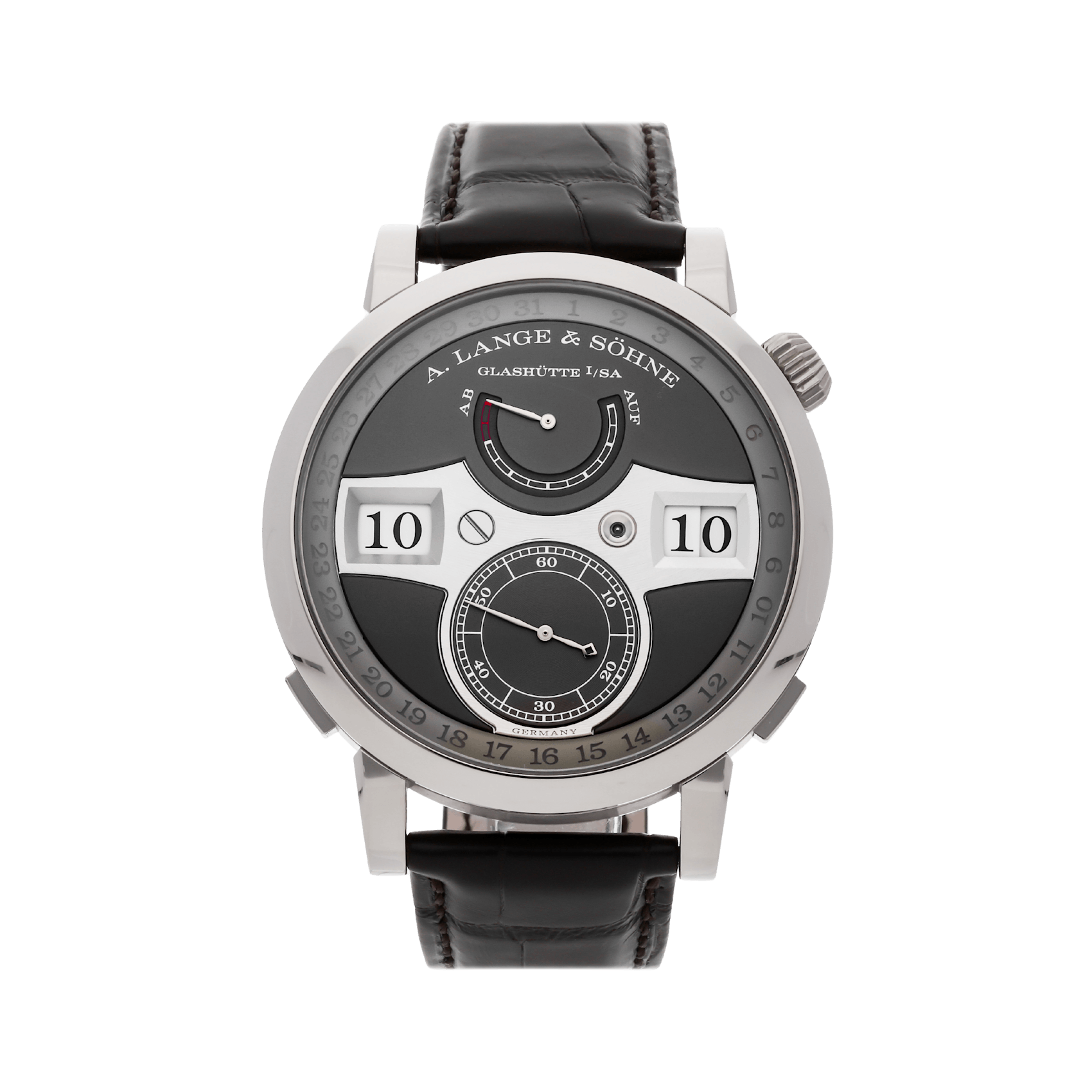 Vertical Pre-Owned A. Lange & Sohne Zeitwerk Date 148.038